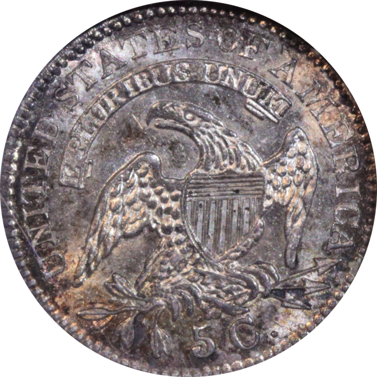 1829 LM-3 MS62 NGC Reverse