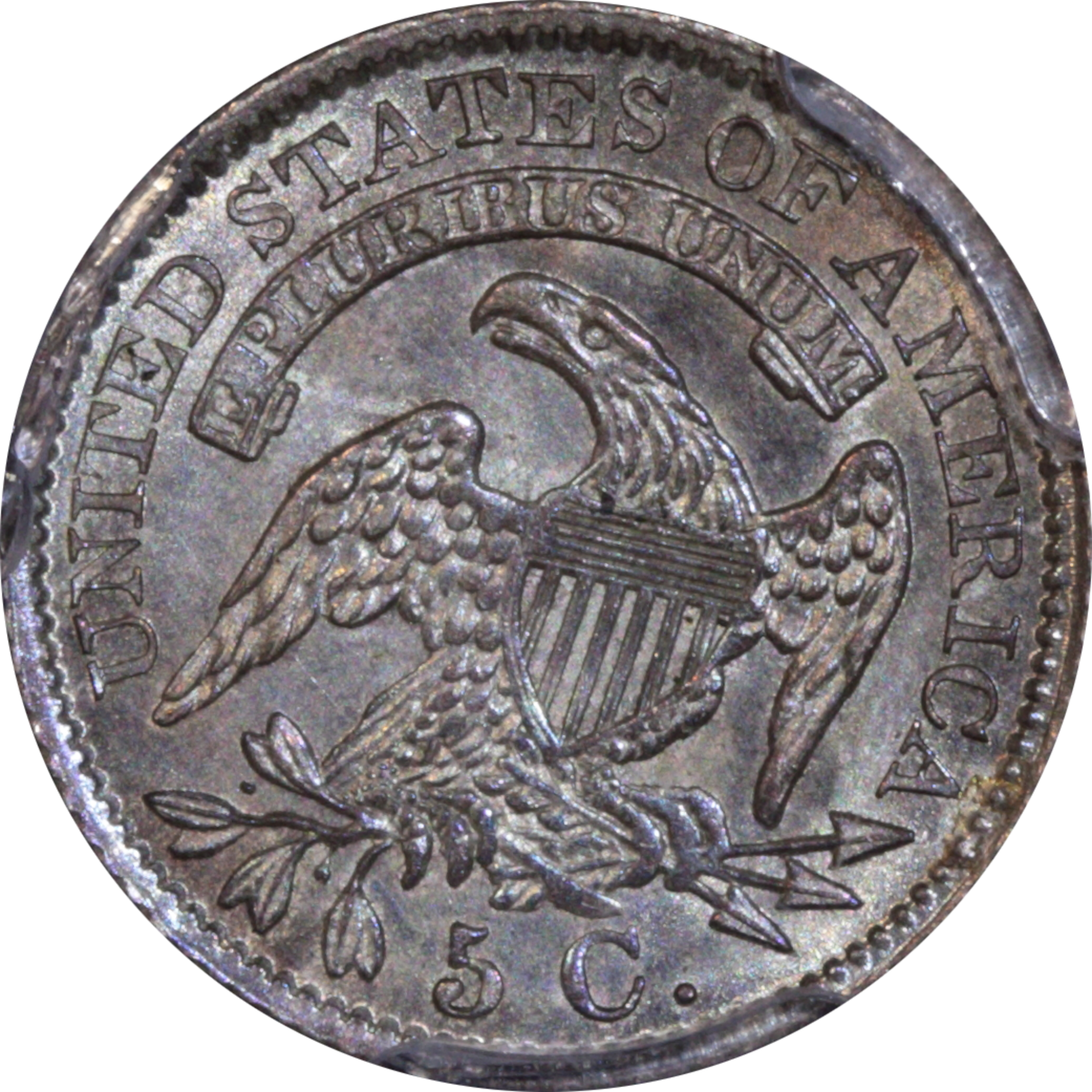 1829 LM-5 MS63 PCGS Reverse