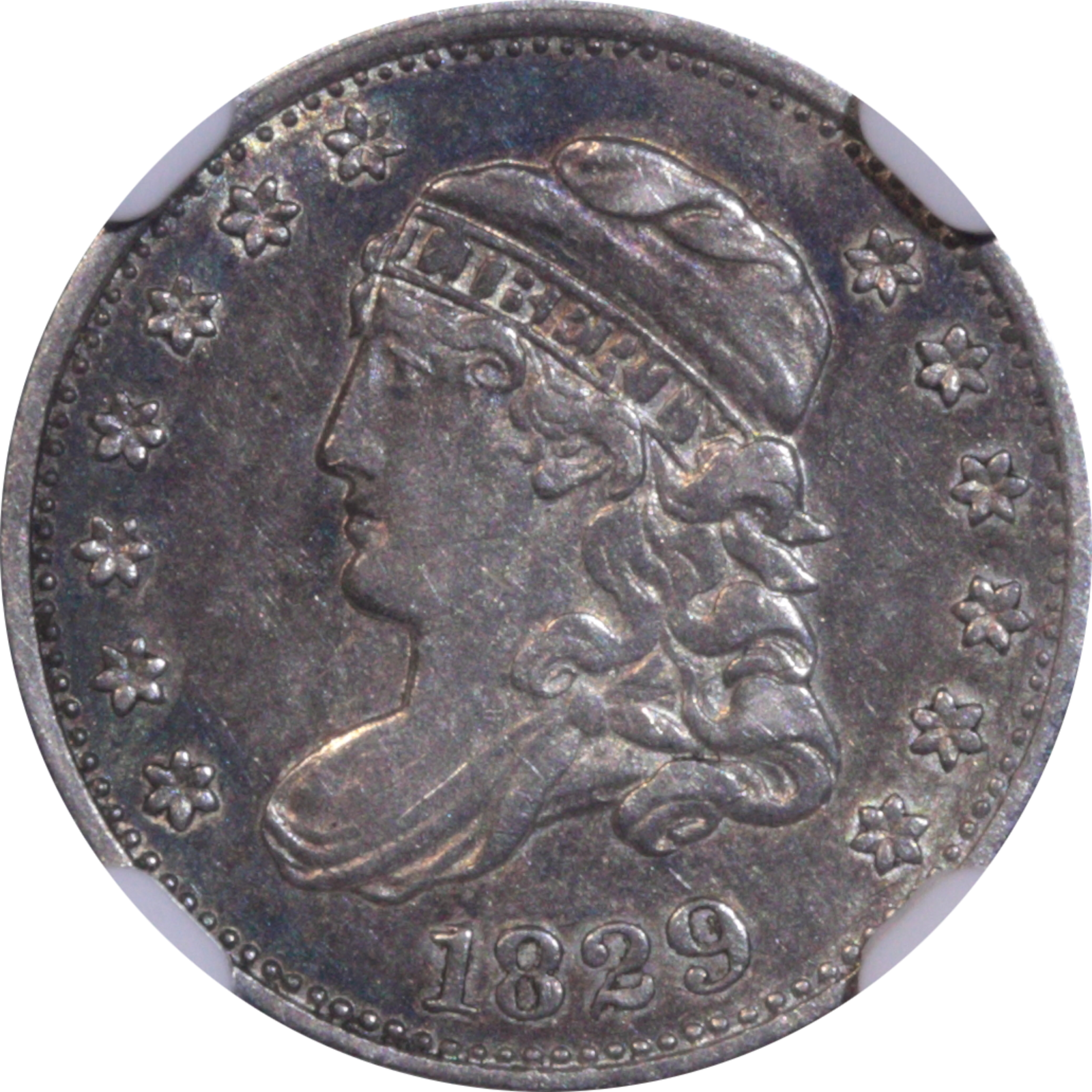 1829 LM-6.2 AU50 NGC Obverse