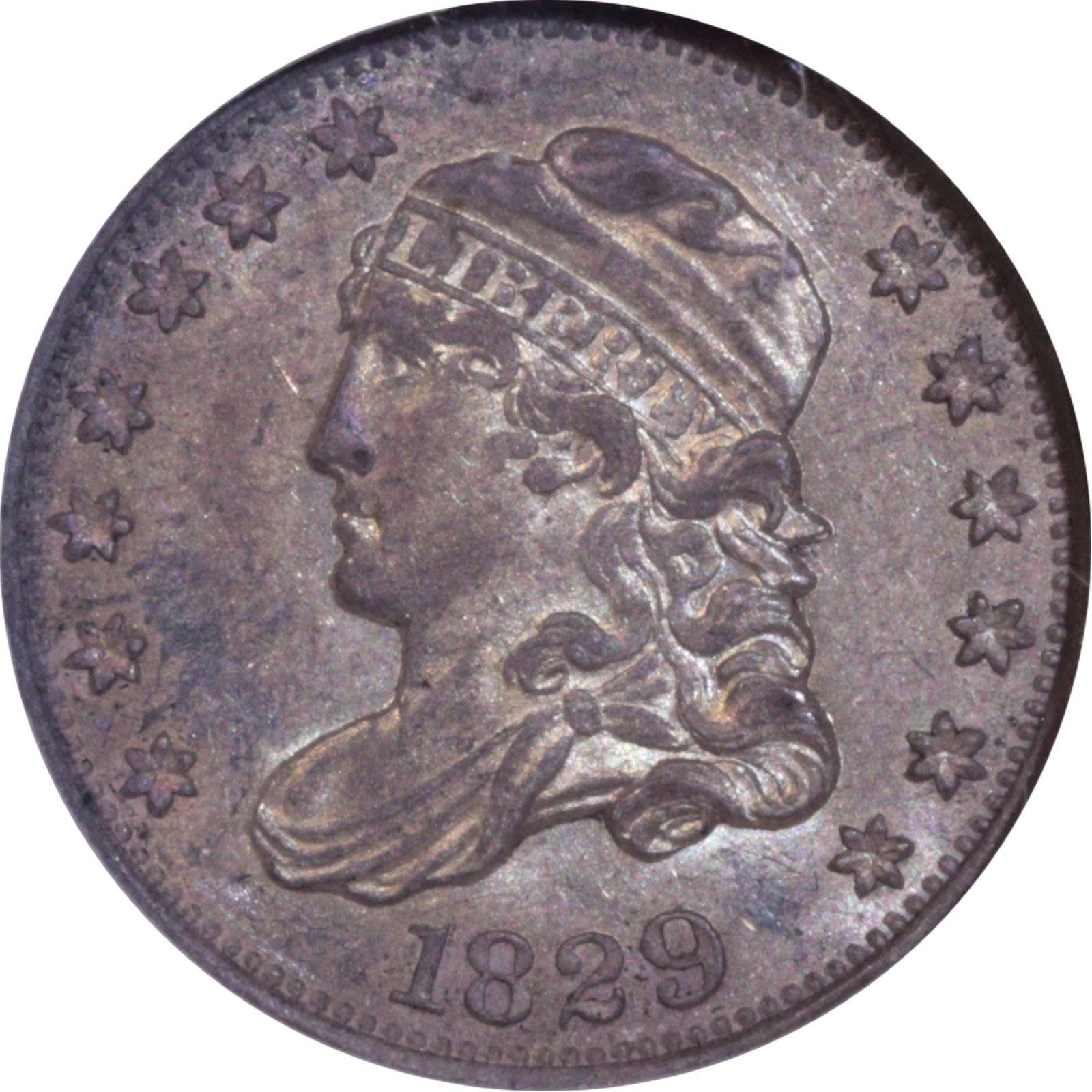 1829 LM-7.1 MS61 NGC Obverse