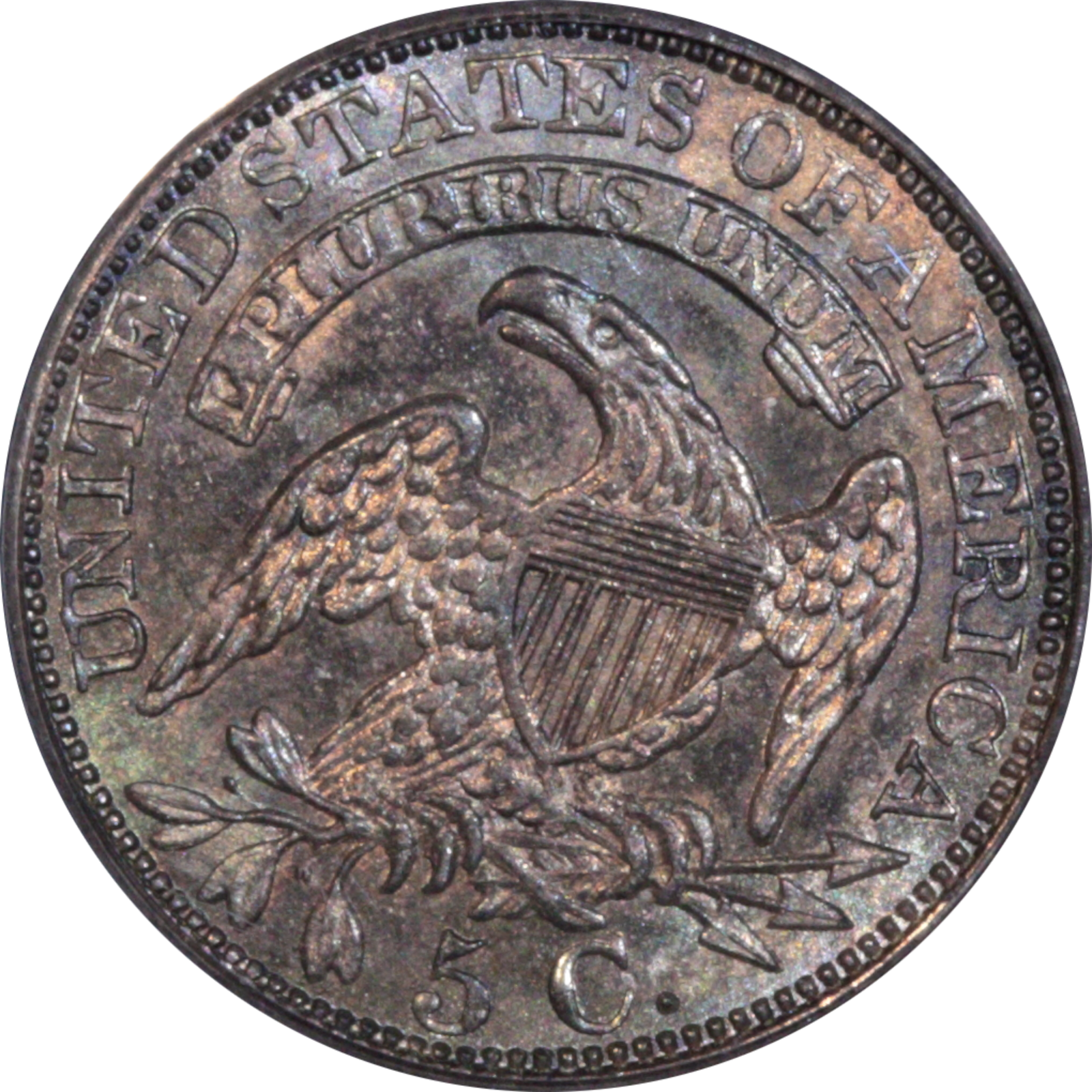1829 LM-7.1 MS65 PCGS Reverse