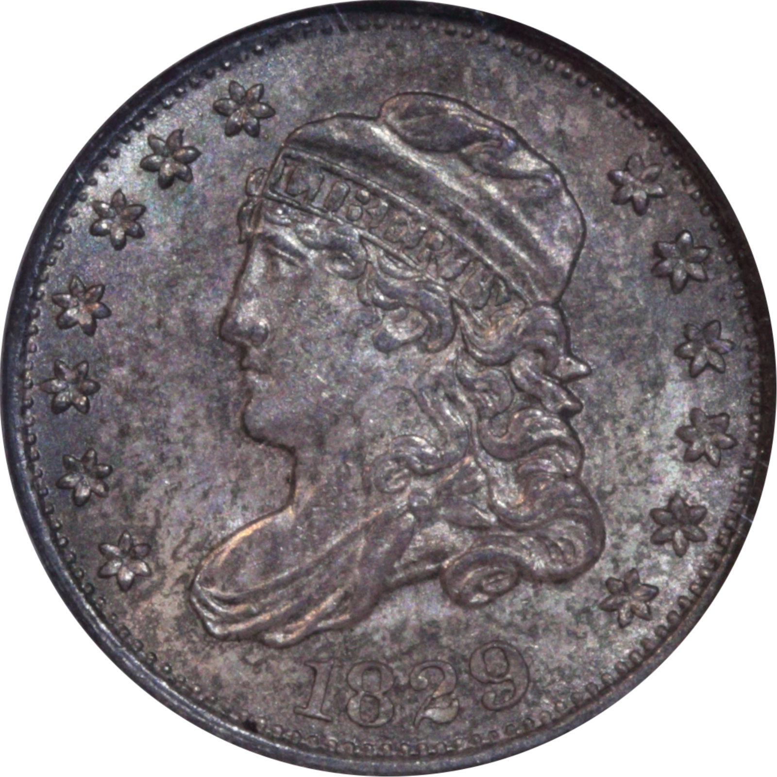 1829 LM-7.3 MS64 NGC Obverse