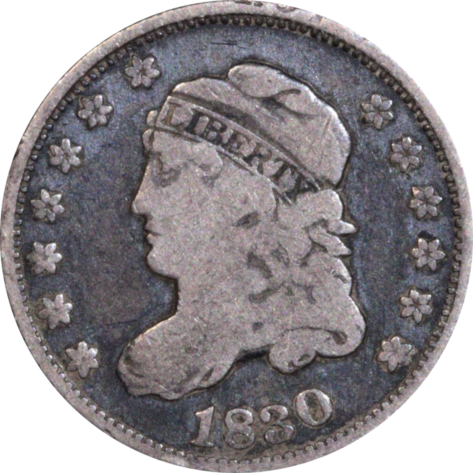 1830 LM-1.2 VG10 Raw Late Cud Obverse