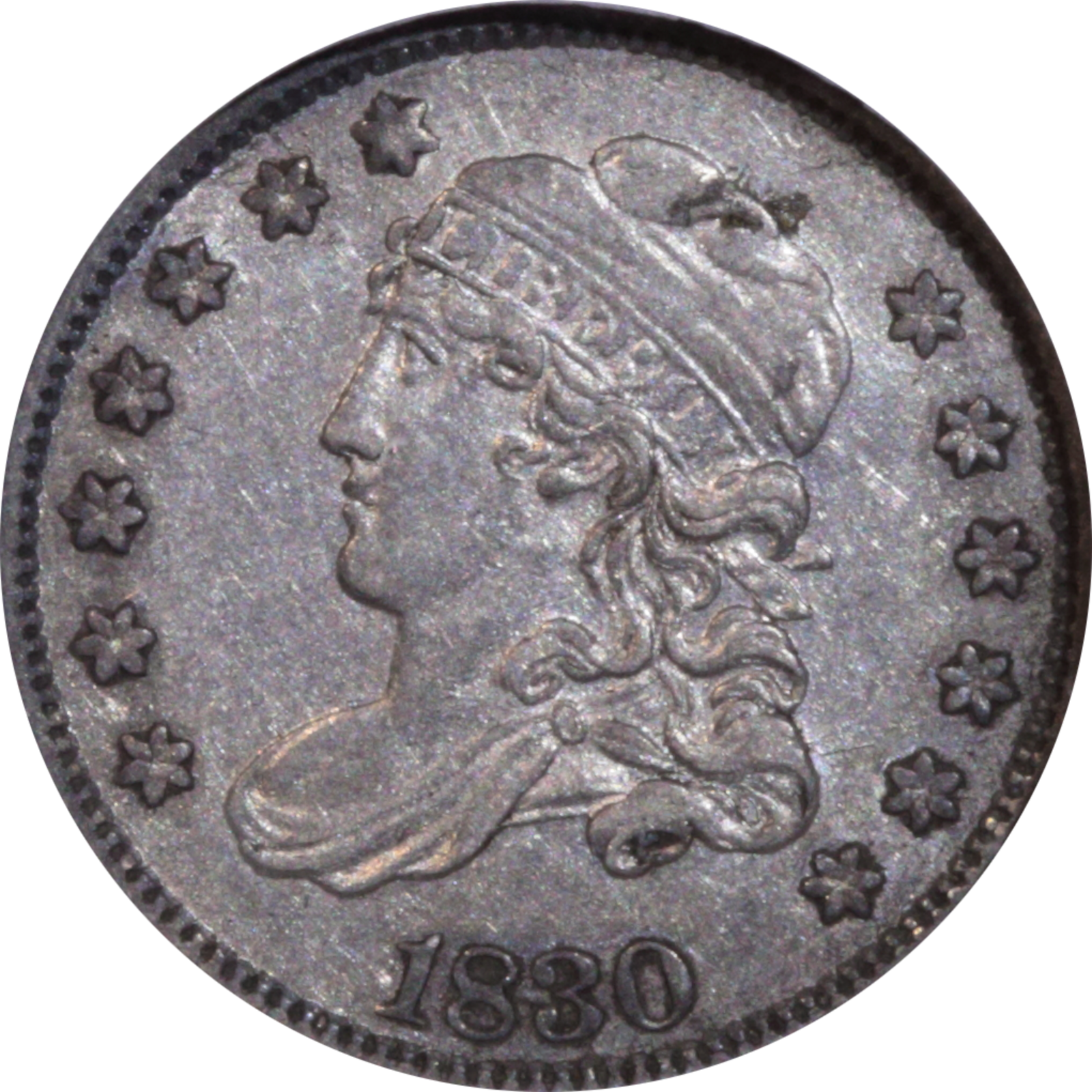 1830 LM-10 AU53 NGC Obverse