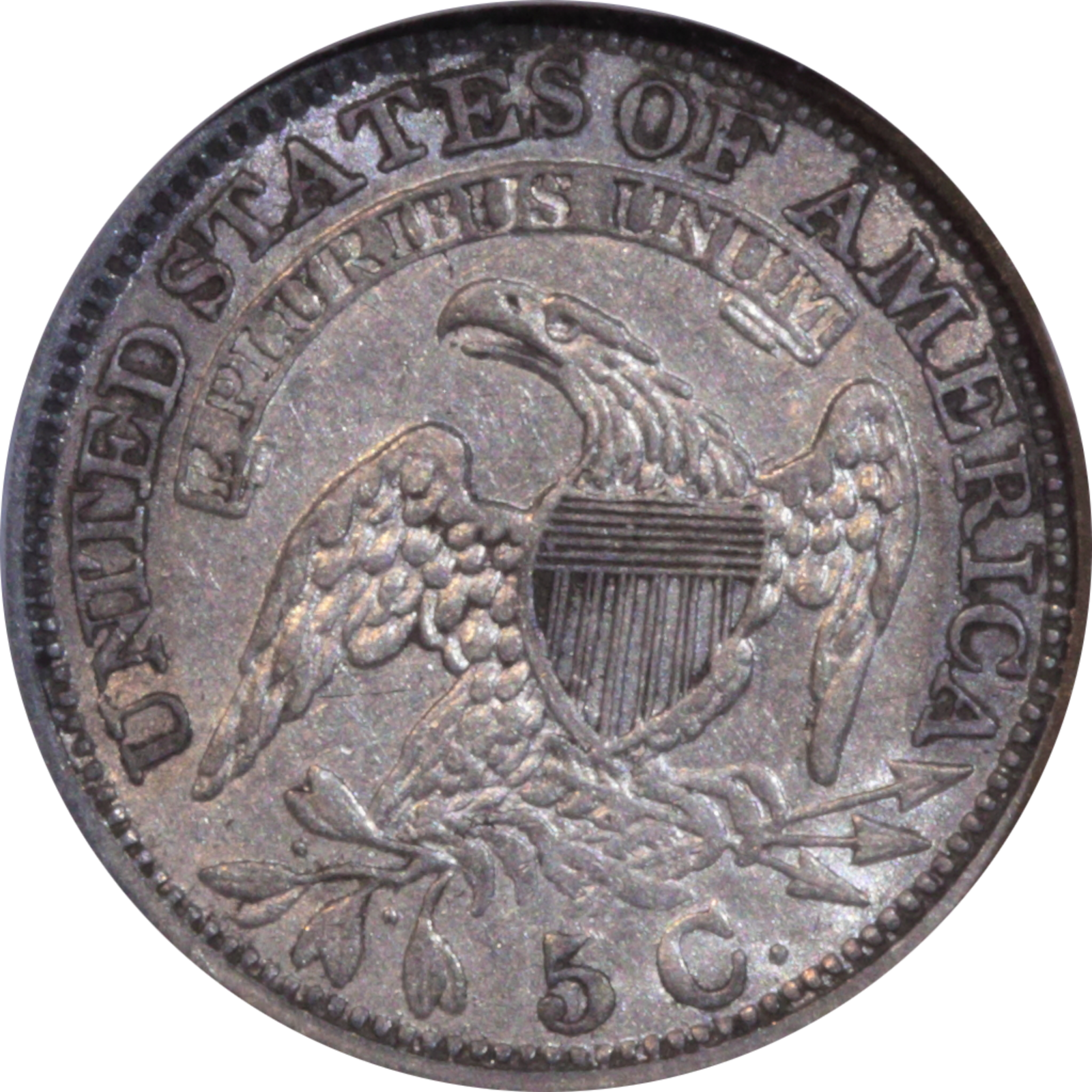 1830 LM-10 AU53 NGC Reverse