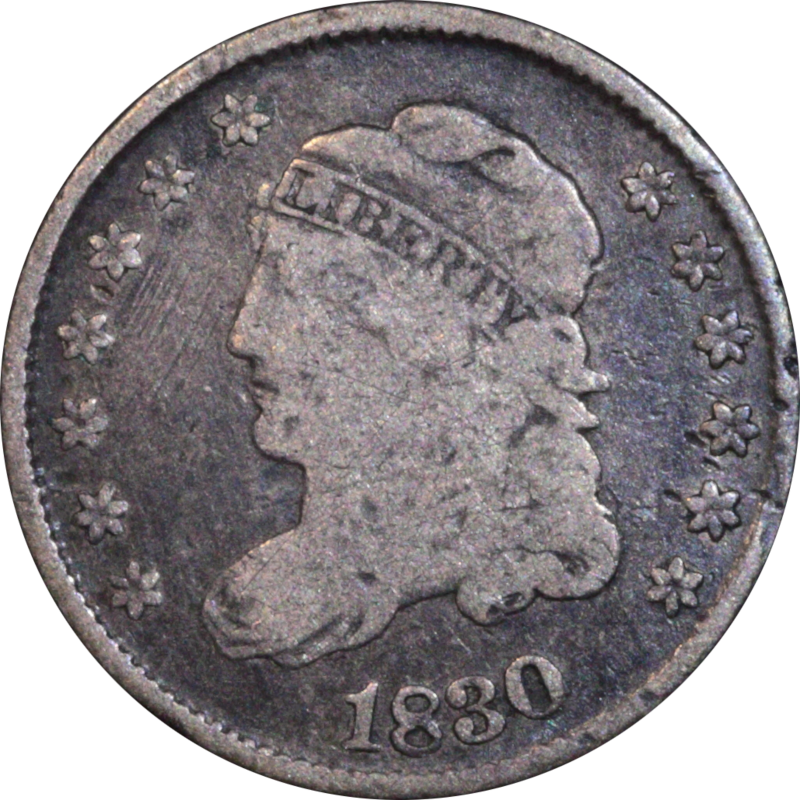 1830 LM-11 F15 Raw Discovery Coin Obverse