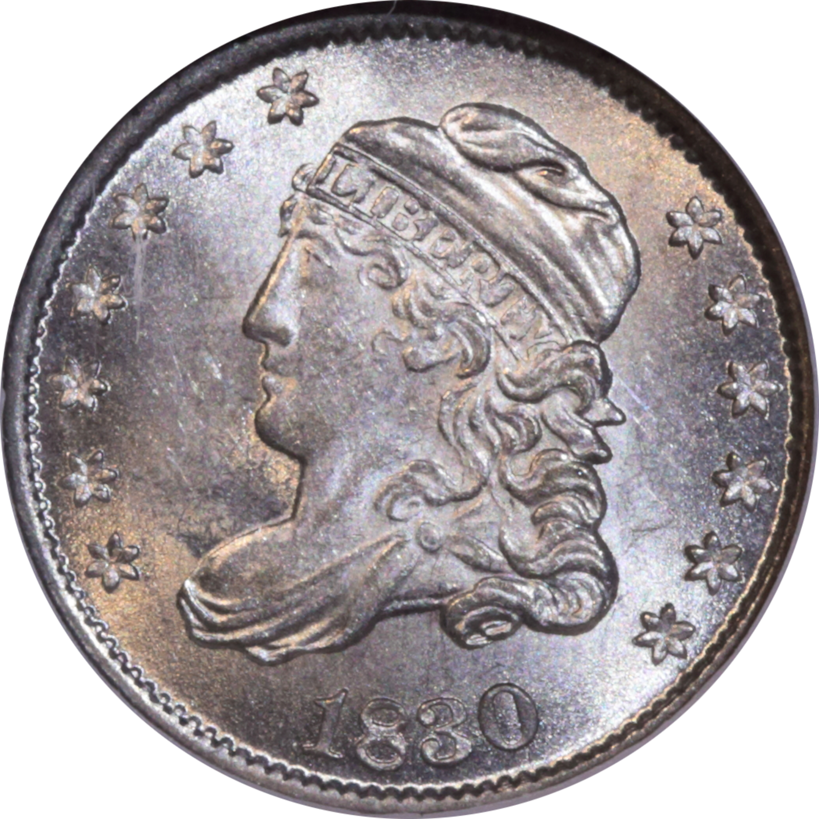 1830 LM-12 MS64 NGC Obverse