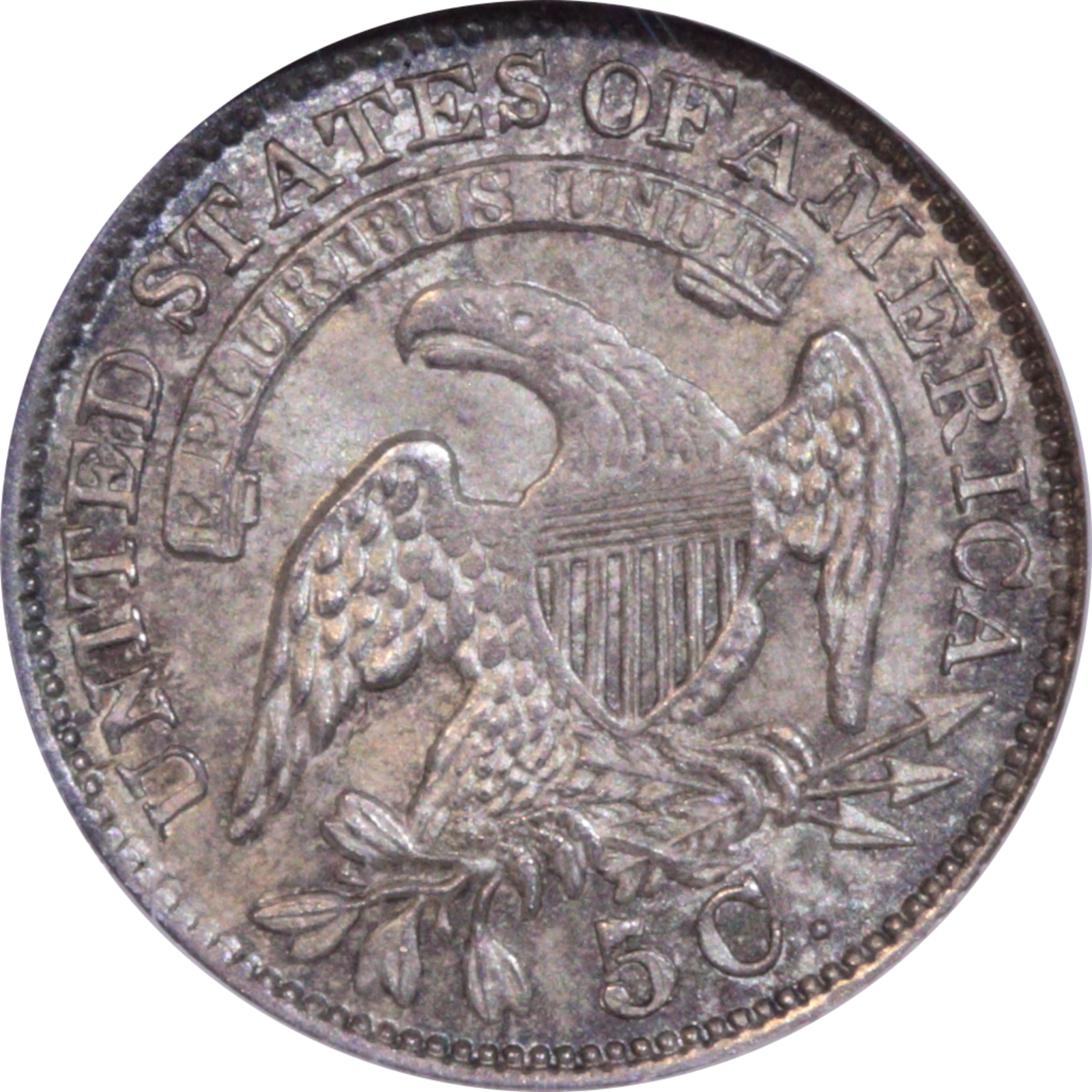 1830 LM-5 MS65 NGC Cud Reverse