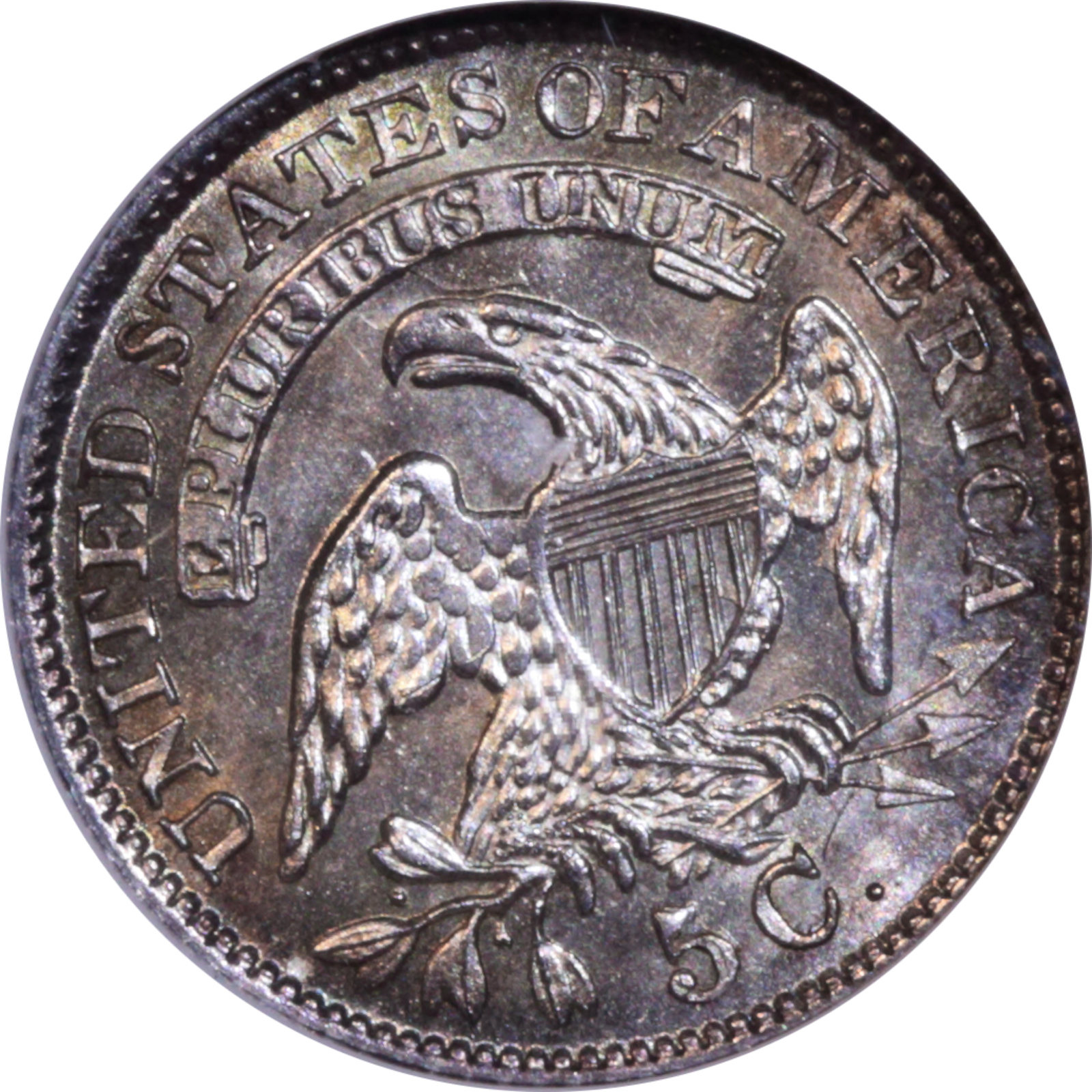 1830 LM-6 MS65 NGC Reverse