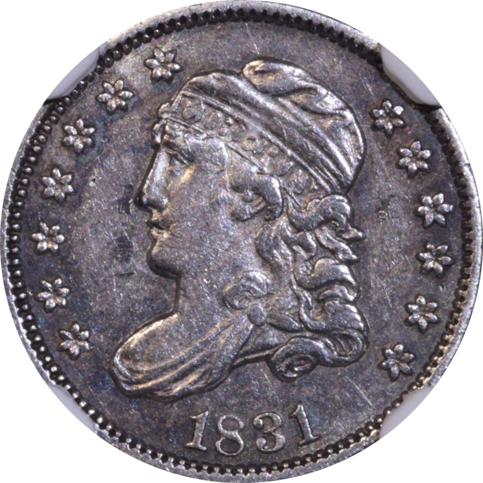 1831 LM-1.1 AU Details NGC Obverse