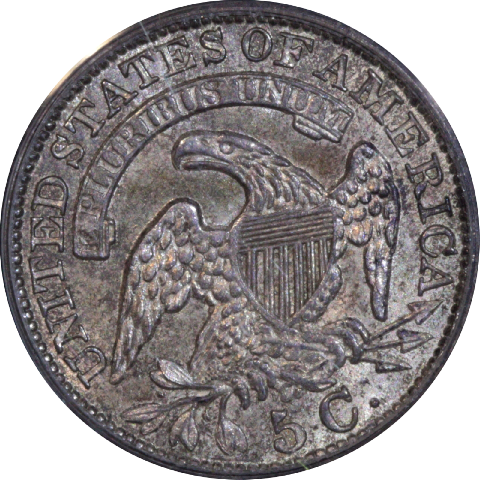 1831 LM-1.3 MS63 PCGS Mid State Reverse