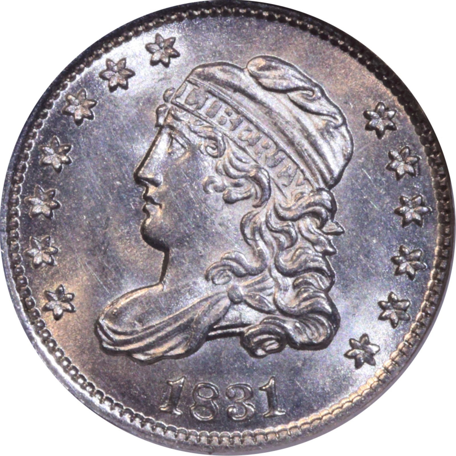 1831 LM-4 MS63 NGC Plate Coin Obverse