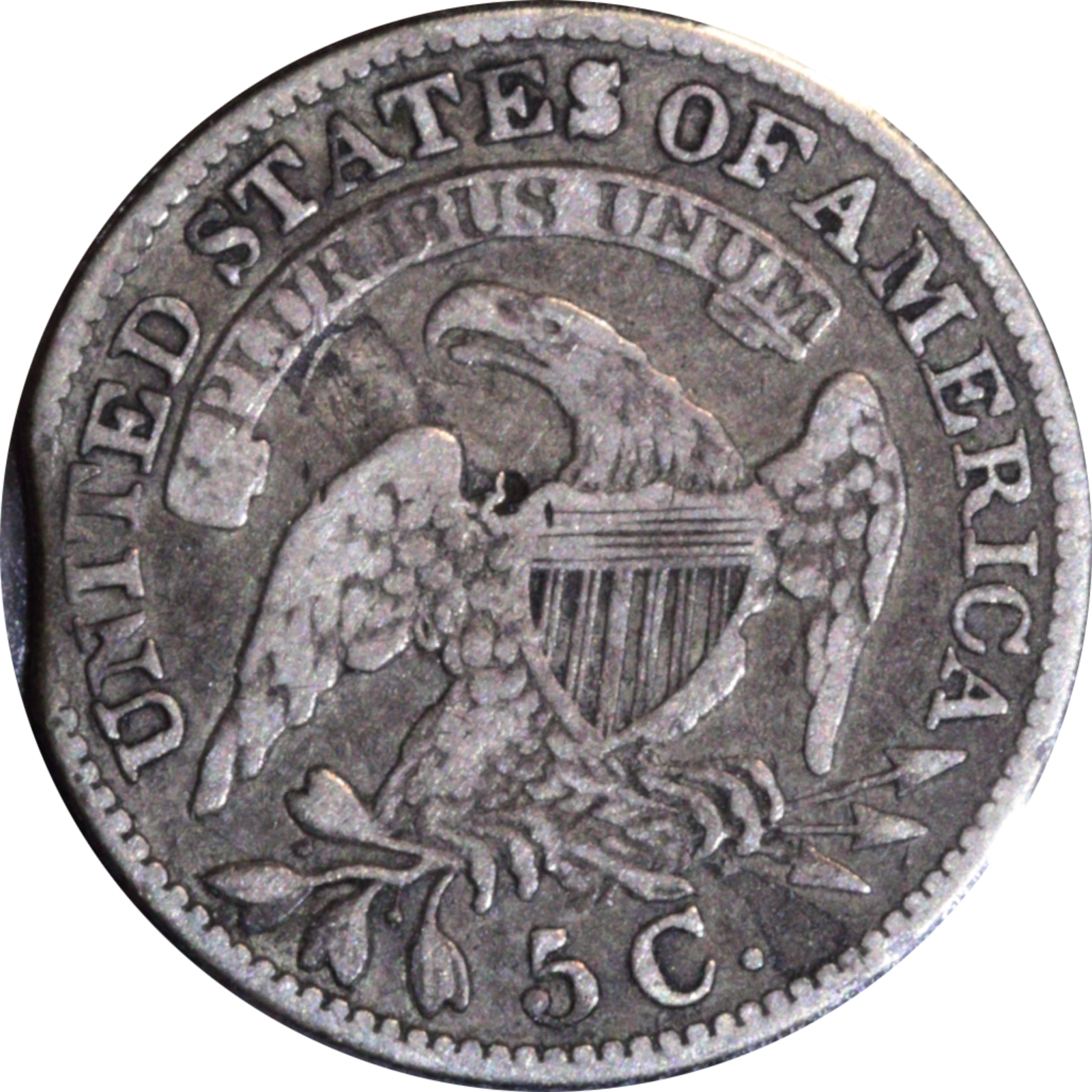 1831 LM-6 VF25 Raw Rim Clip Reverse