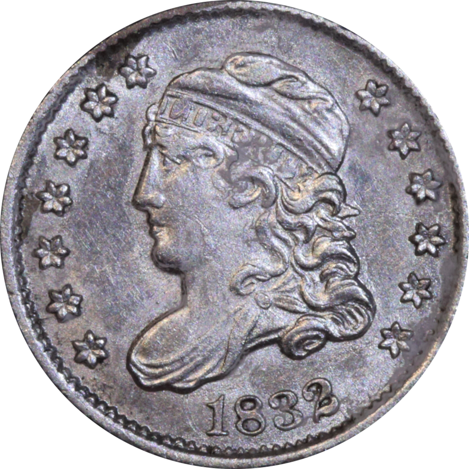 1832 LM-11.2 XF45 Raw VLDS Obverse