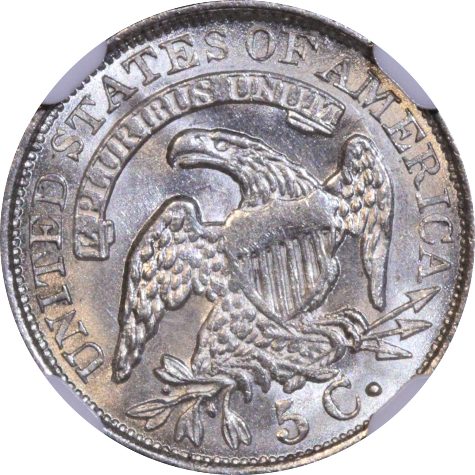 1832 LM-12 MS62 NGC EDS Reverse