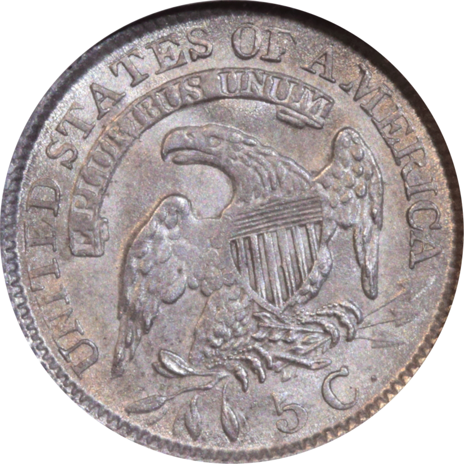 1832 LM-2 MS63 NGC Plate Coin Reverse