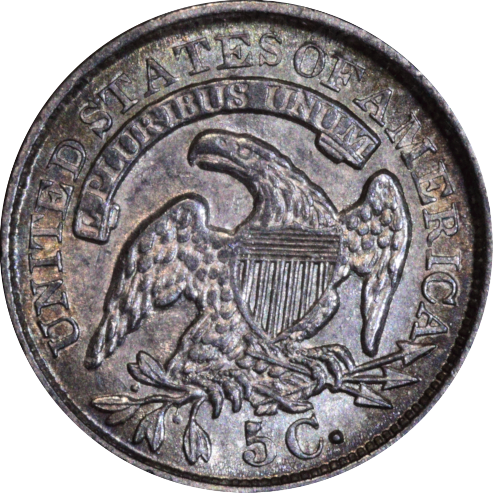 1832 LM-3 AU58 Raw Reverse