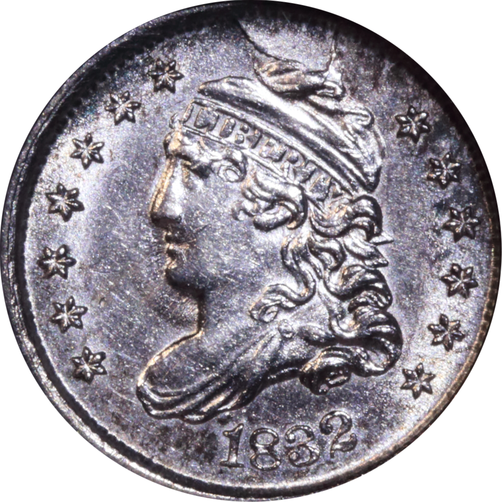 1832 LM-4 MS61 NGC Cud Obverse