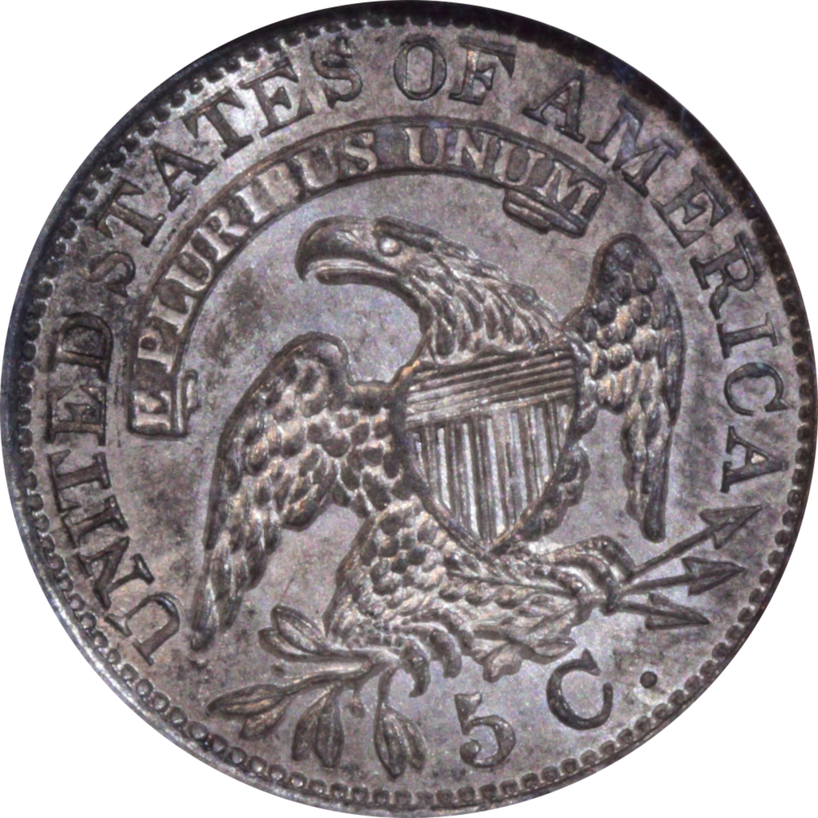 1832 LM-7 MS64 NGC Reverse