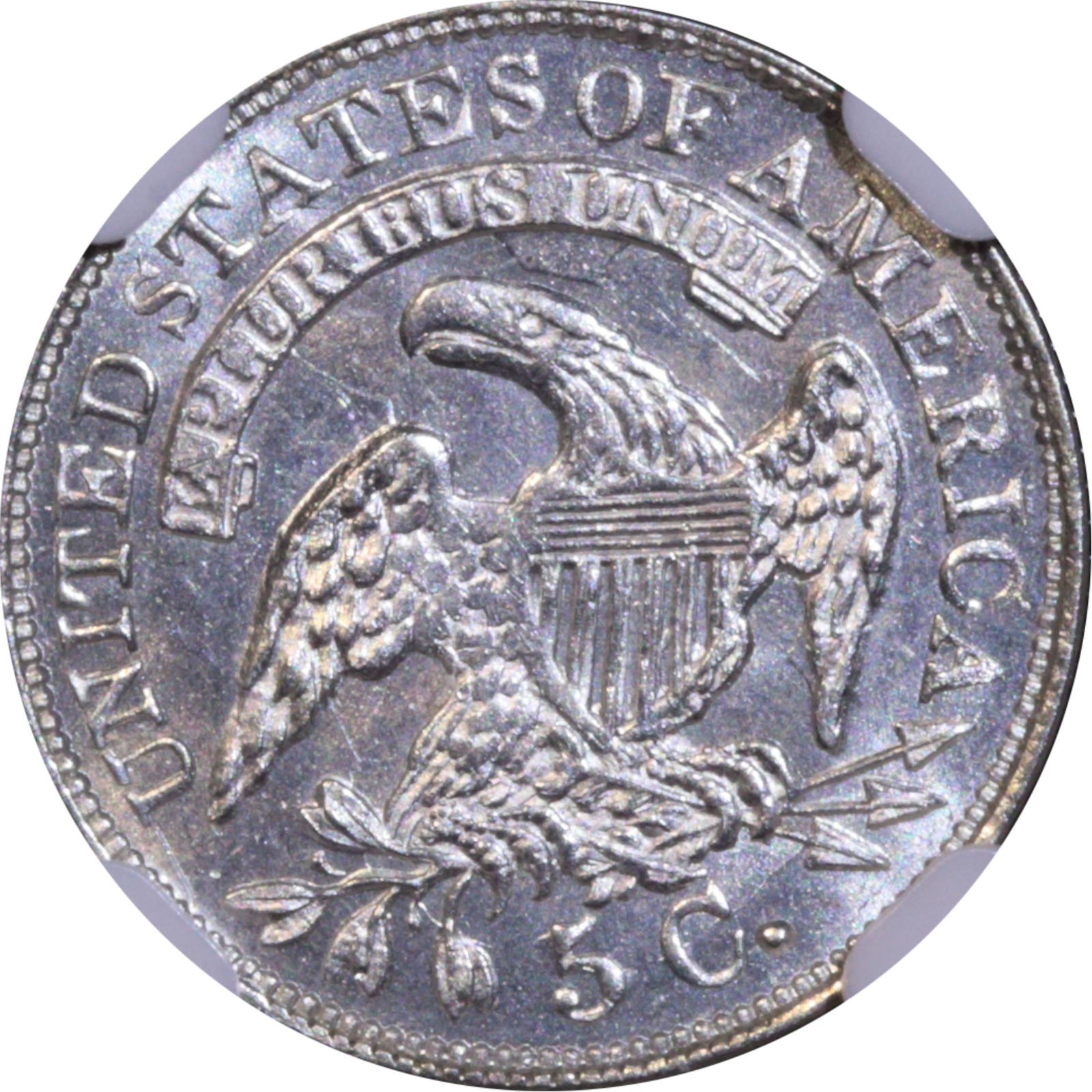 1832 LM-8.1 MS64 PL NGC Reverse