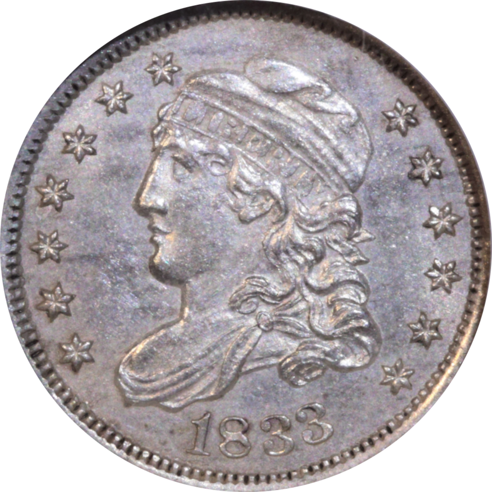 1833 LM-1 MS63 NGC Obverse