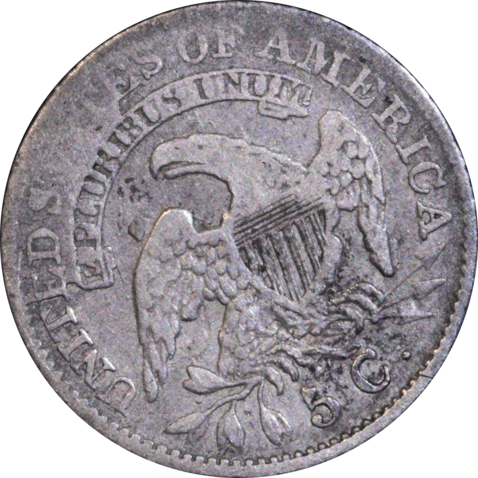 1833 LM-1 VF25 Raw LDS Cud Reverse