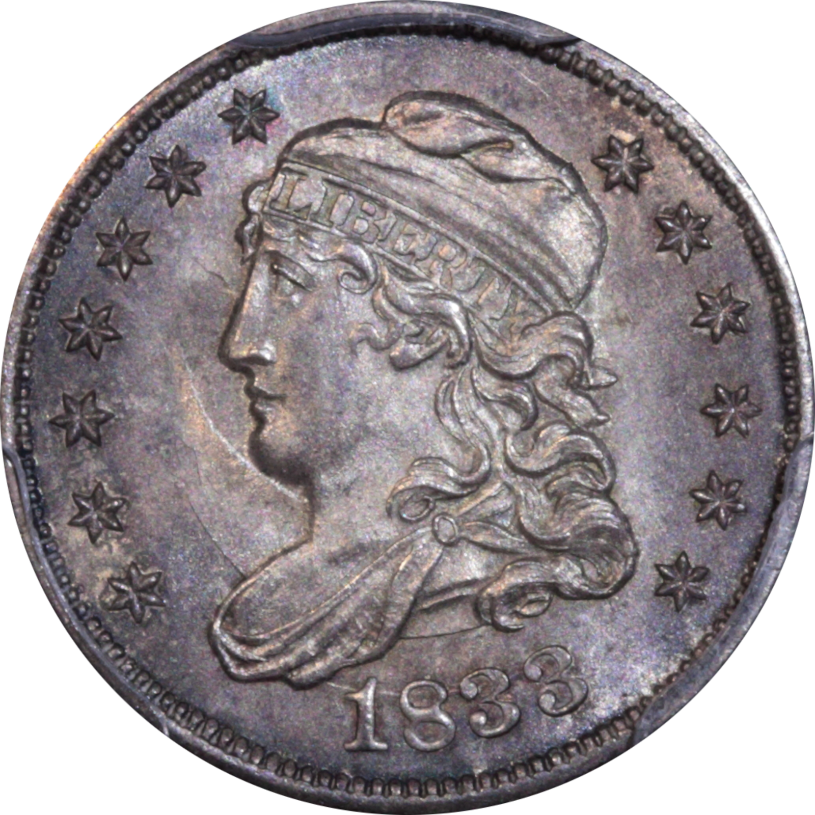 1833 LM-3.2 MS64 PCGS Obverse