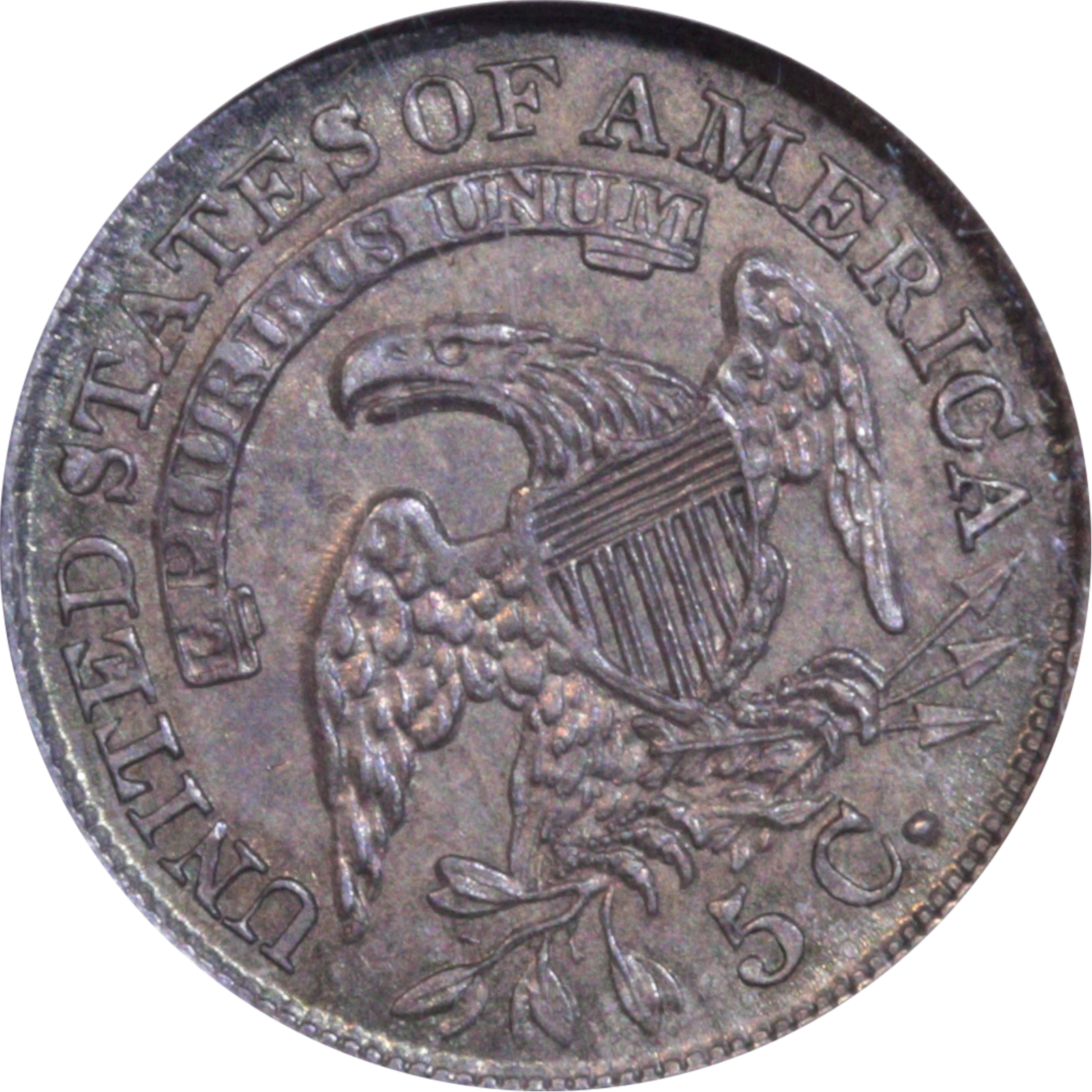 1833 LM-3.3 MS61 NGC Plate Coin Reverse