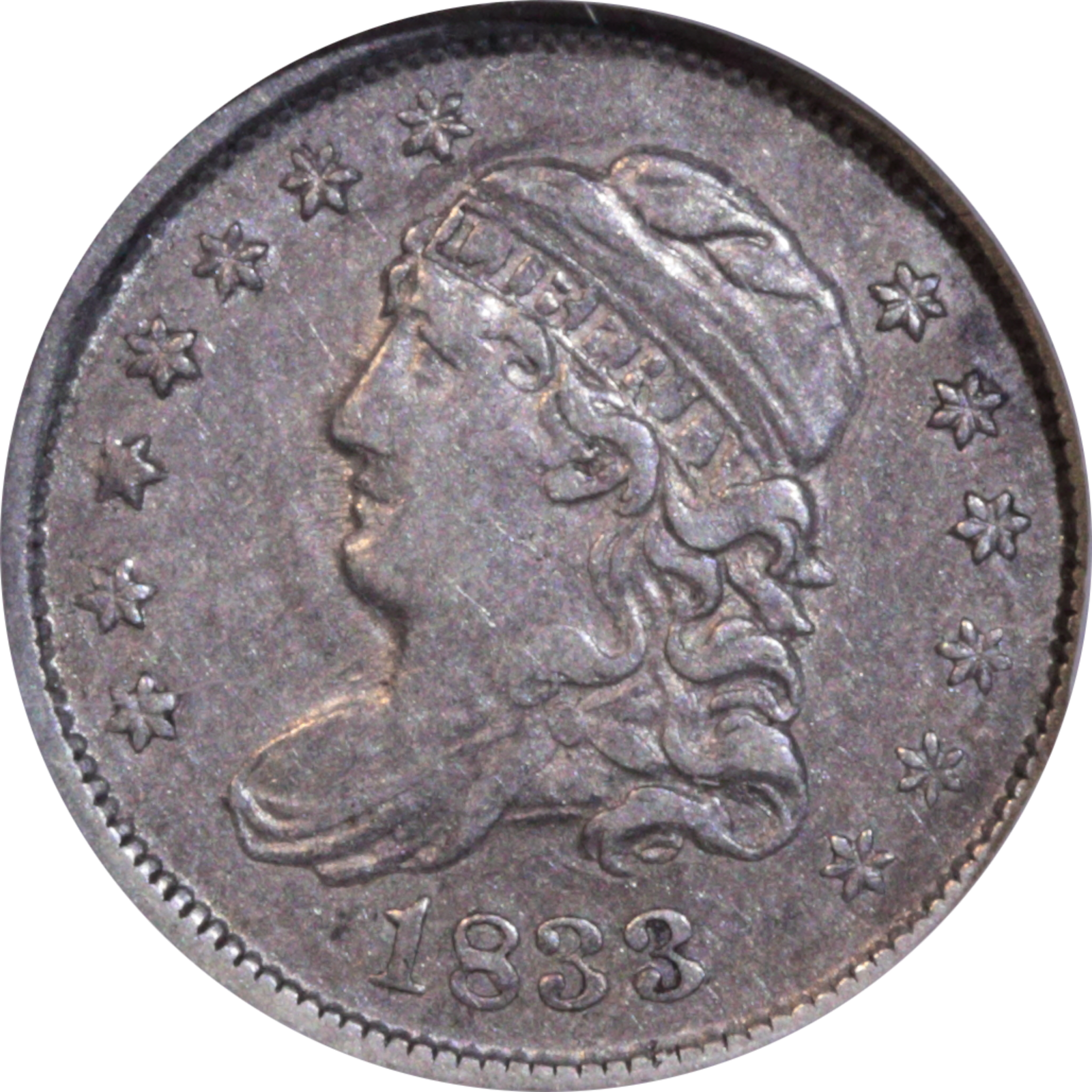 1833 LM-3.5 AU50 NGC Cud Obverse