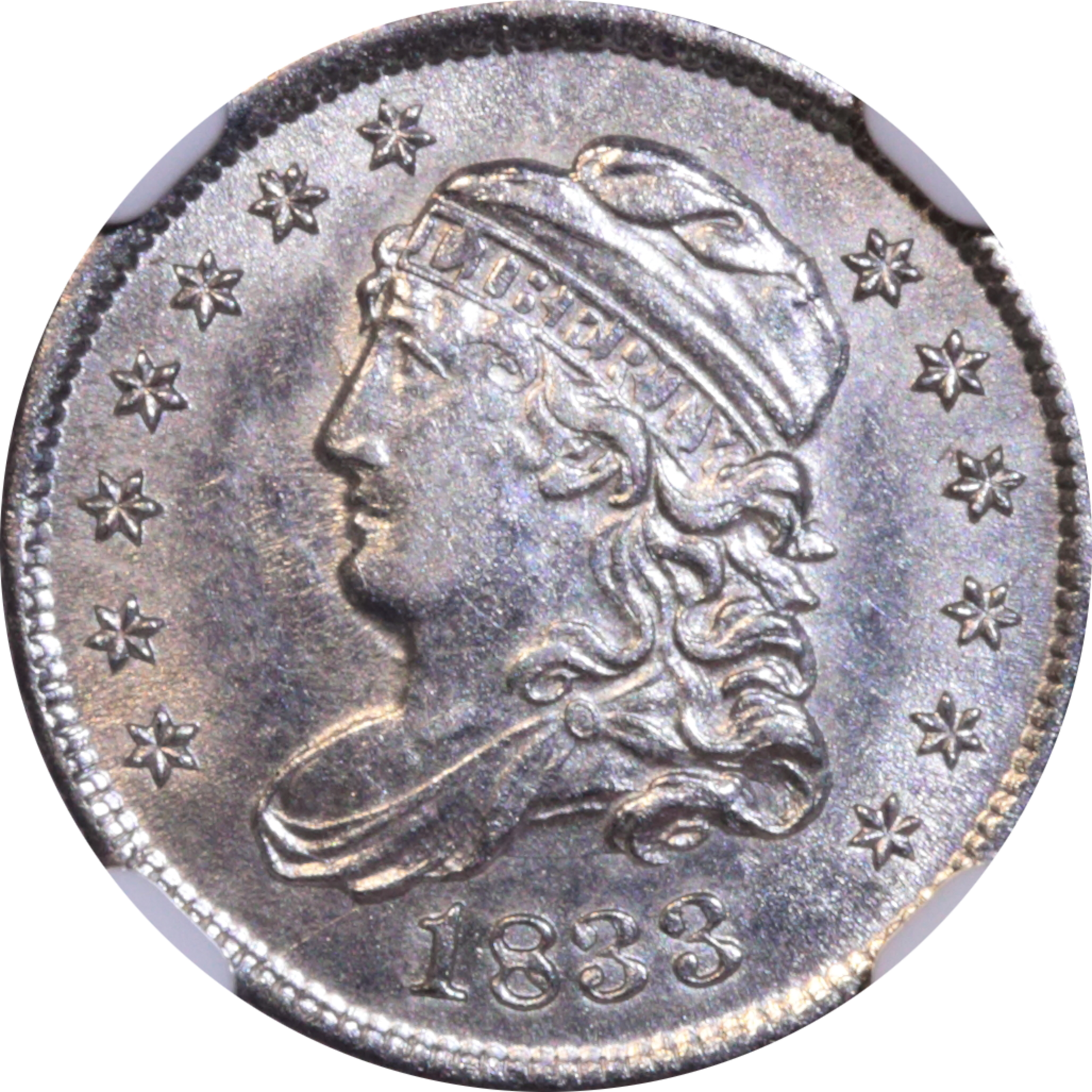 1833 LM-4.2 AU58 NGC Obverse