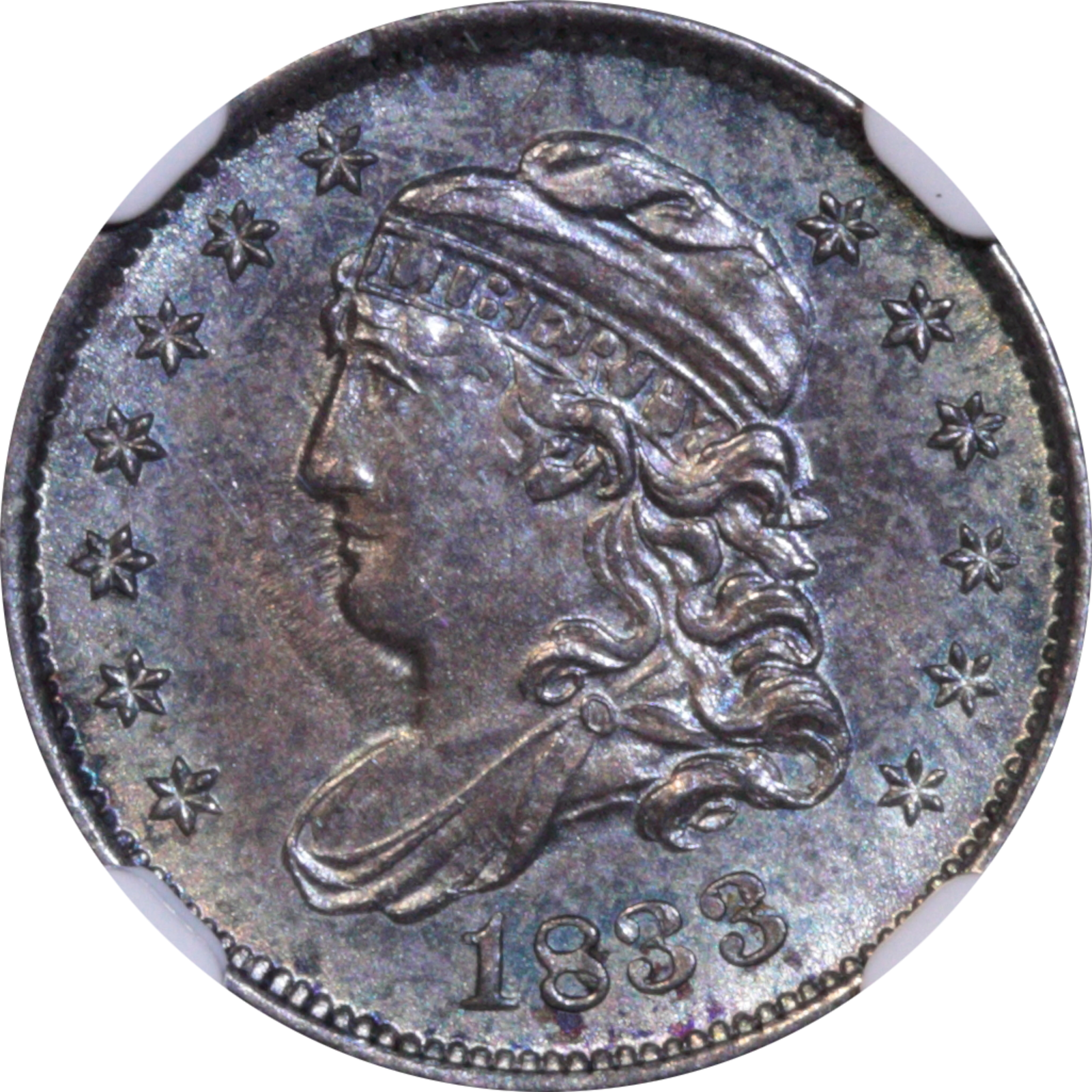 1833 LM-9 MS63 NGC Obverse
