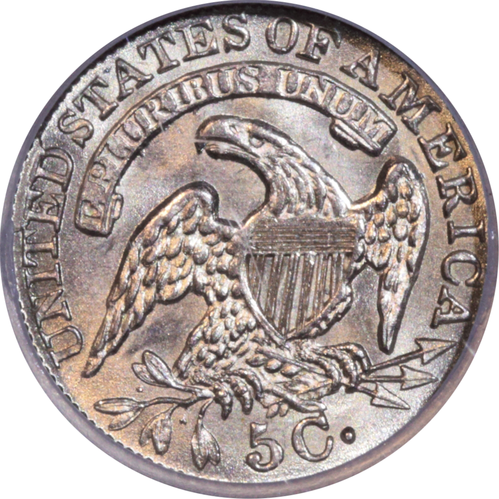 1834 LM-1 MS62 ICG Cud Reverse