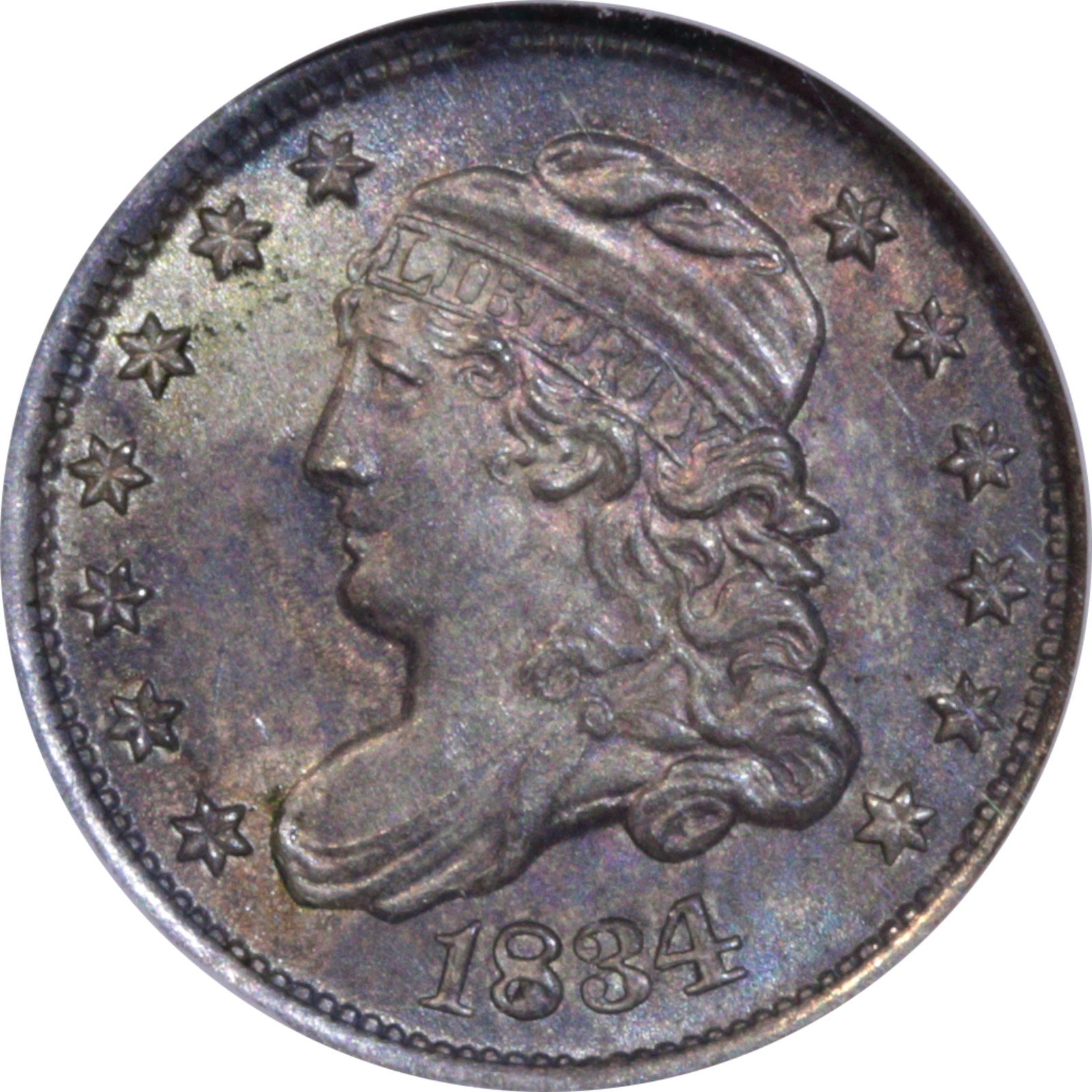 1834 LM-3 MS65 NGC Obverse