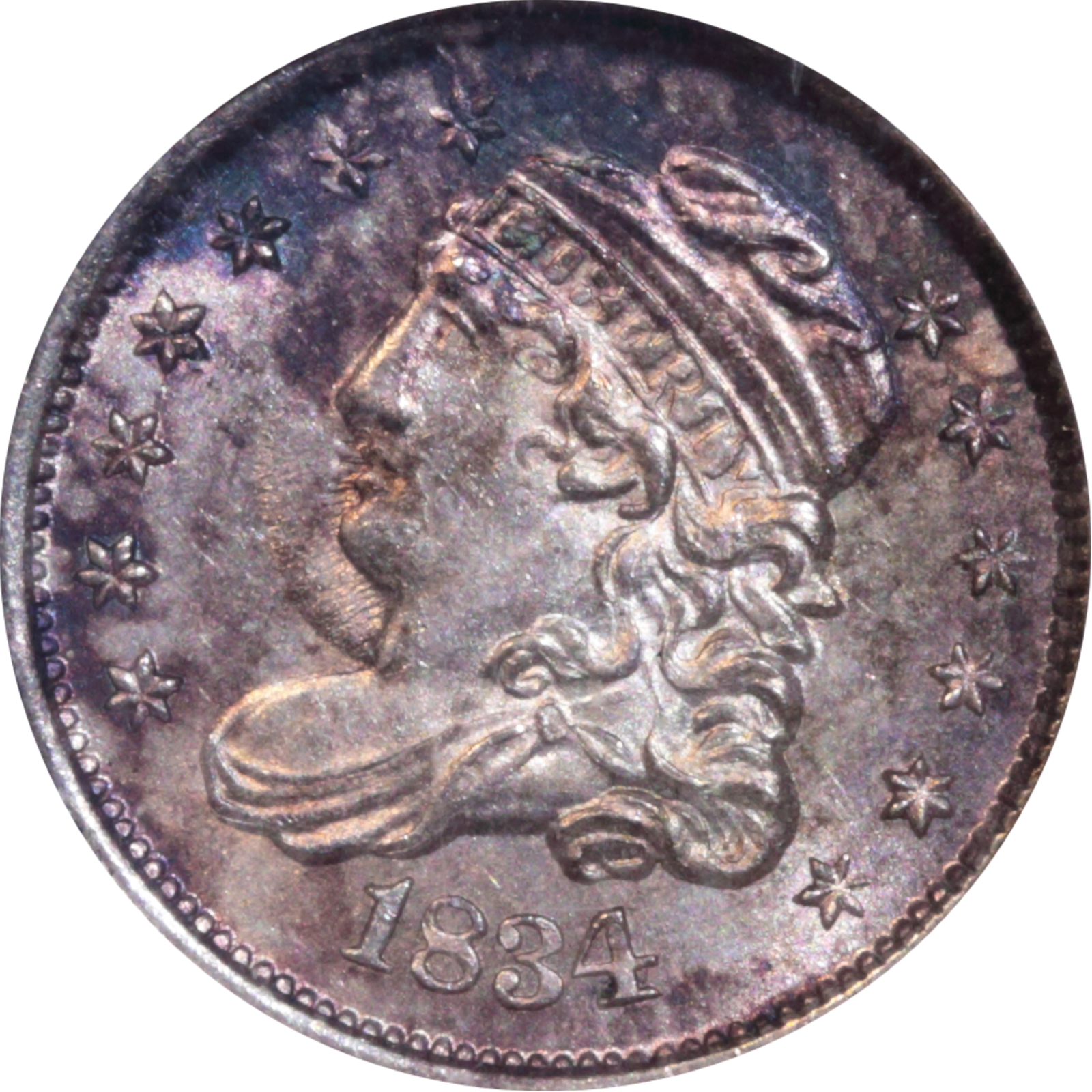 1834 LM-5 MS64 NGC Obverse