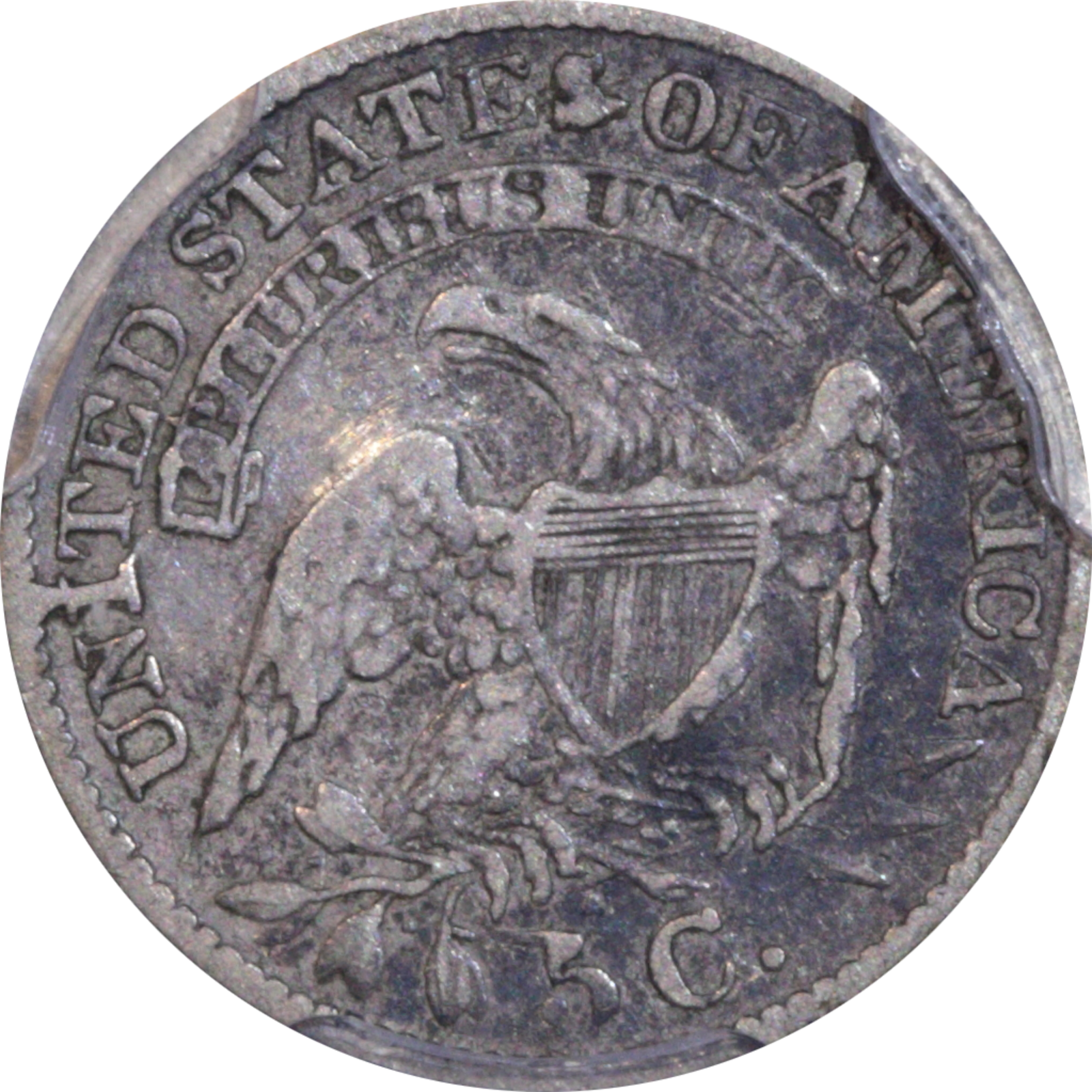1835 LM-1 F15 PCGS Cud Reverse