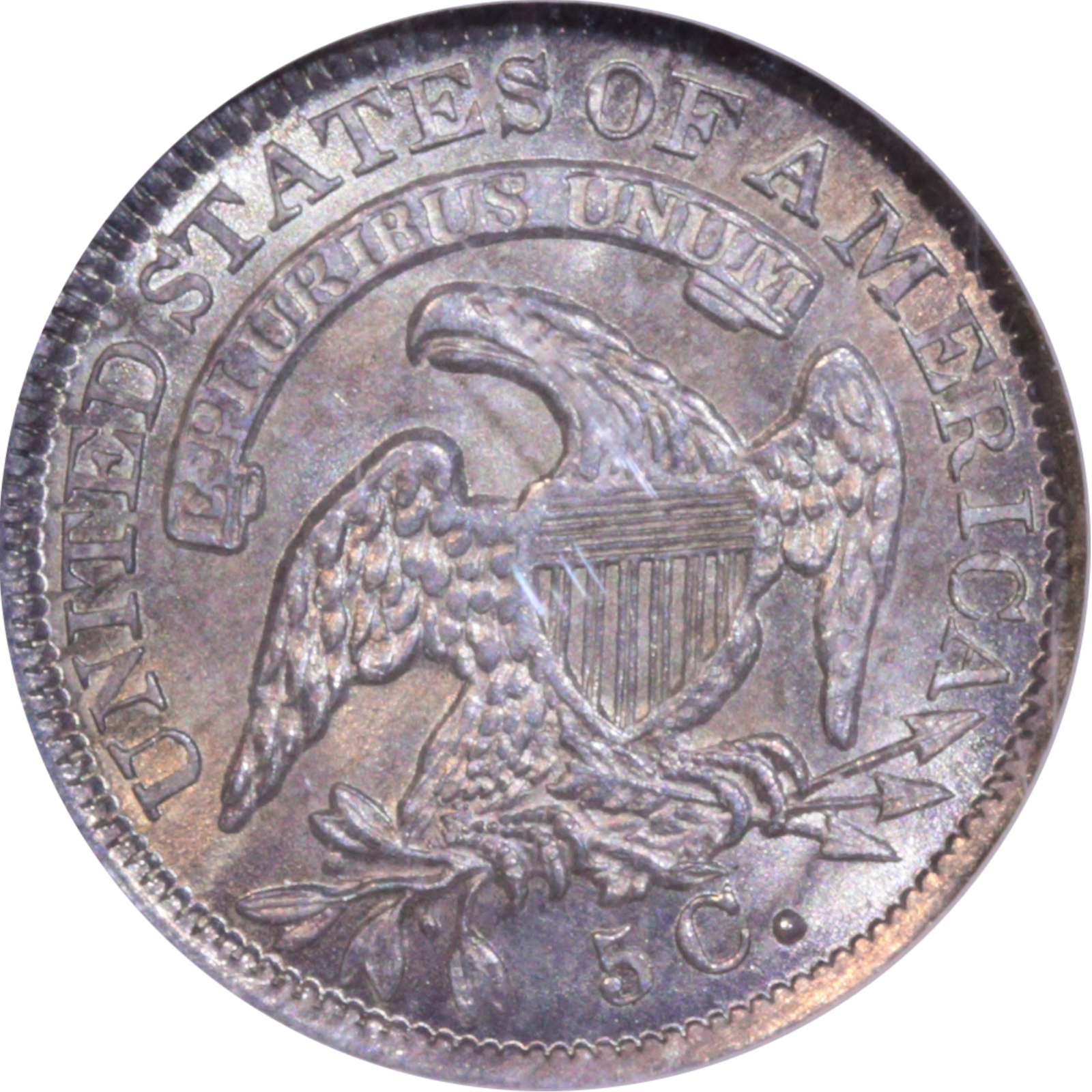 1835 LM-10 MS65 NGC Reverse