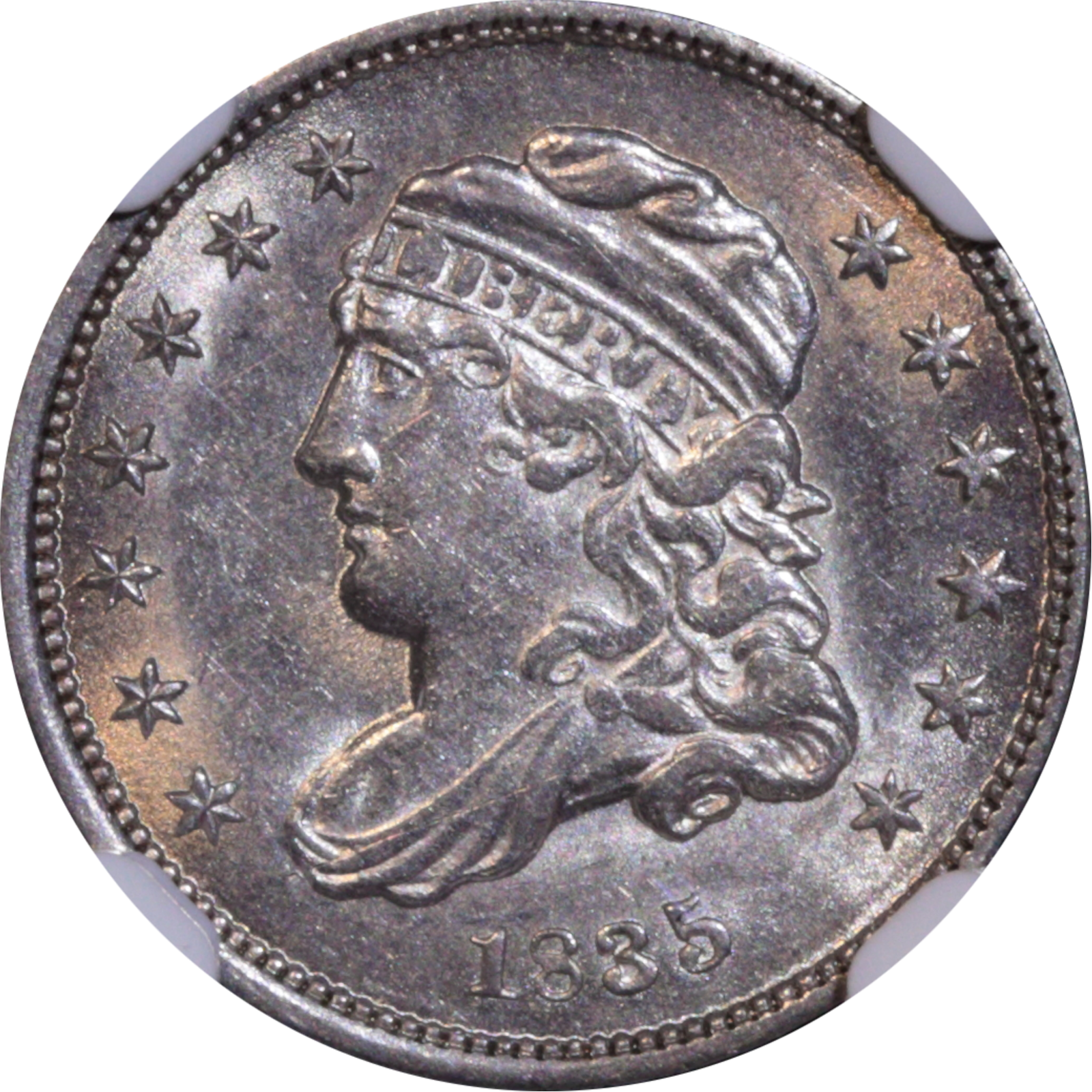 1835 LM-11 MS63 NGC Obverse