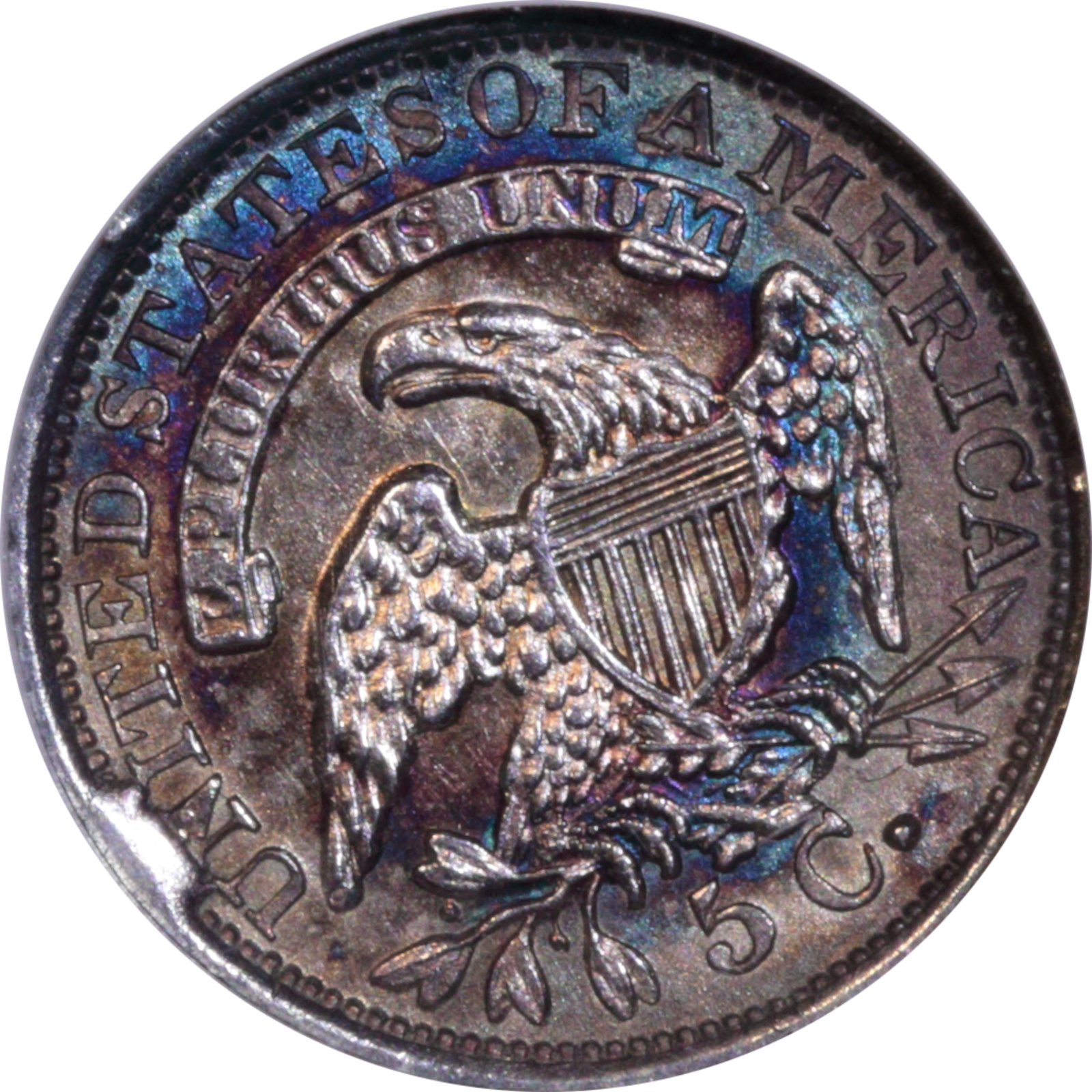 1835 LM-4 UNC ANACS Cud Reverse