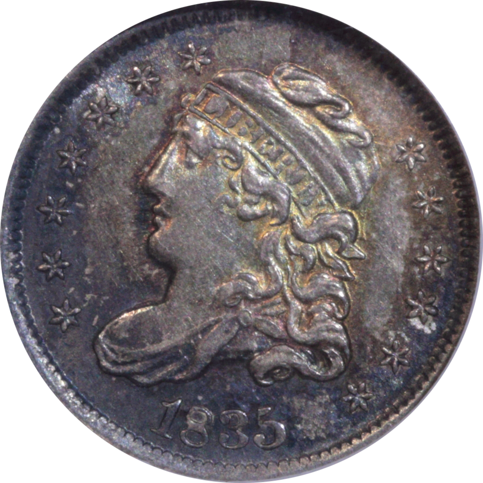 1835 LM-5.2 MS63 NGC Cud Obverse