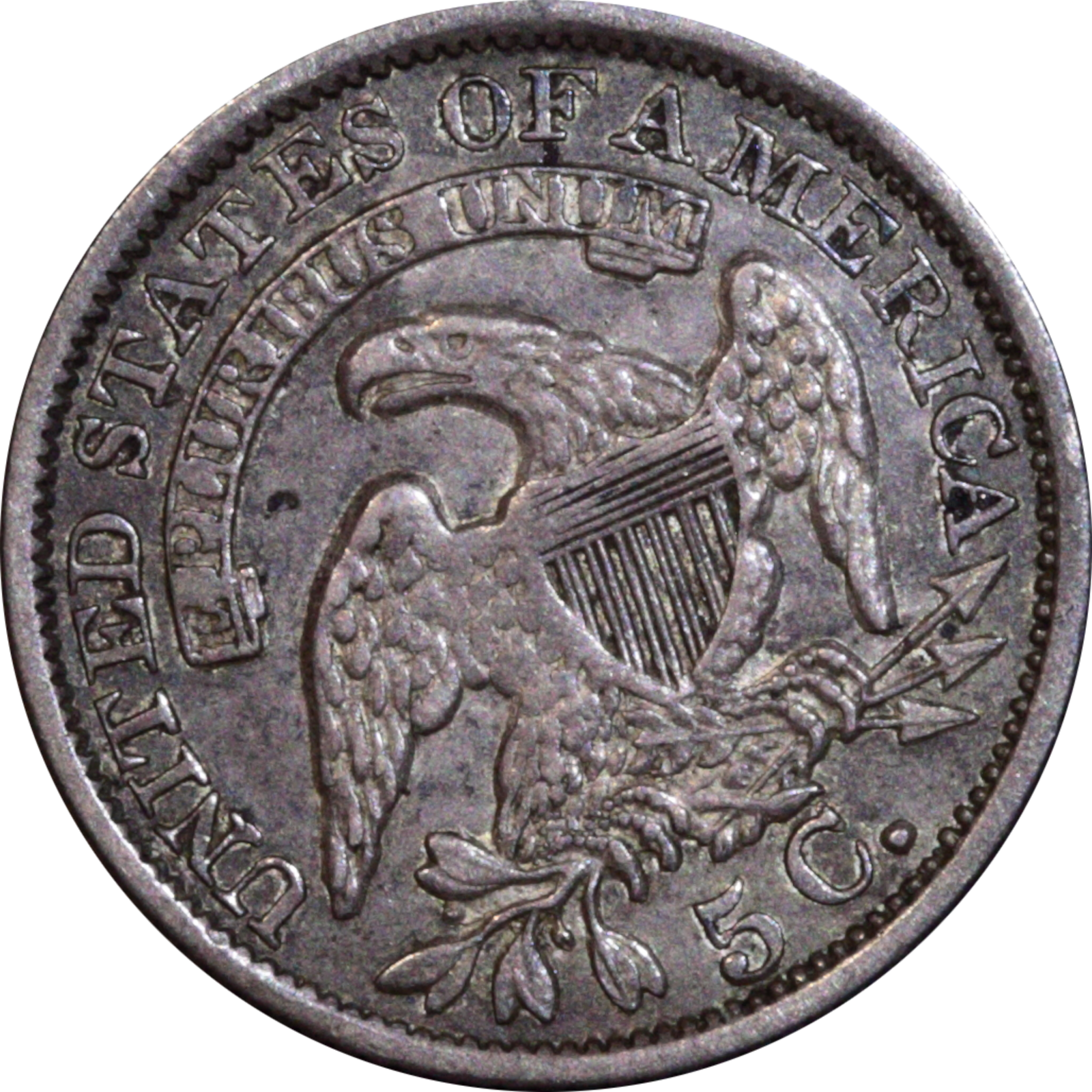 1835 LM-7 XF40 Raw Double Struck Reverse