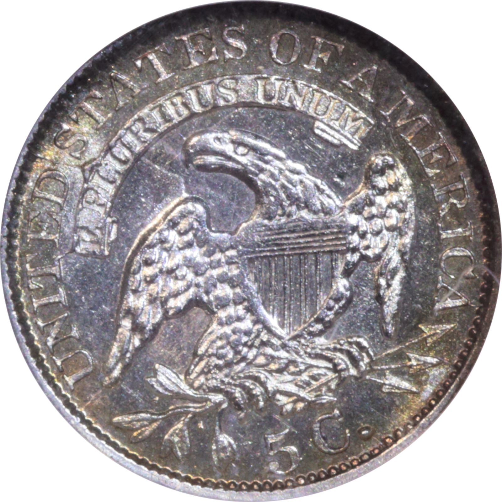1835 LM-9.2 MS61 NGC Cud Reverse