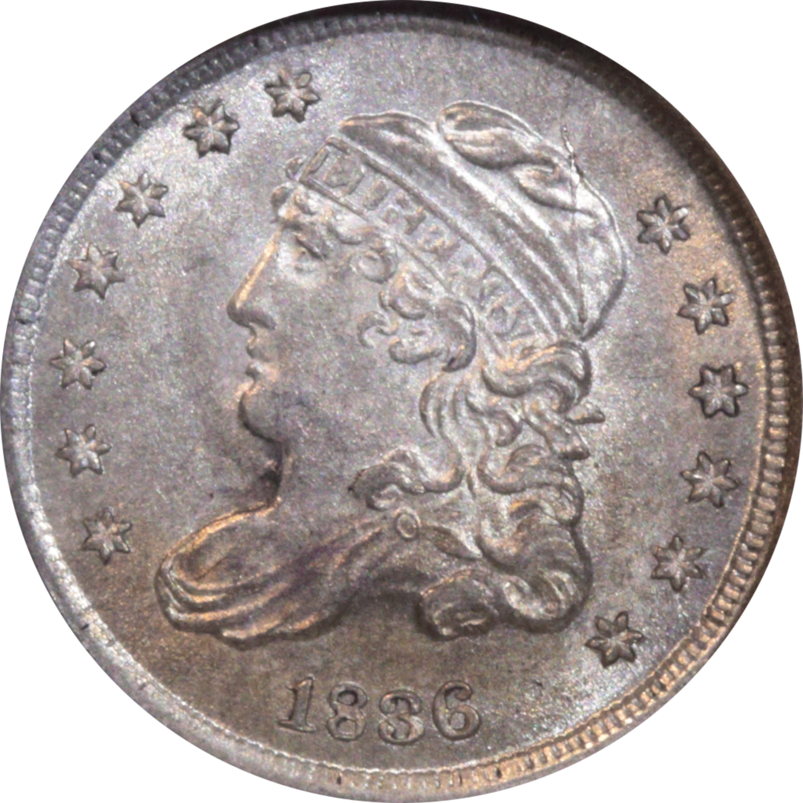 1836 LM-3 MS62 NGC Obverse
