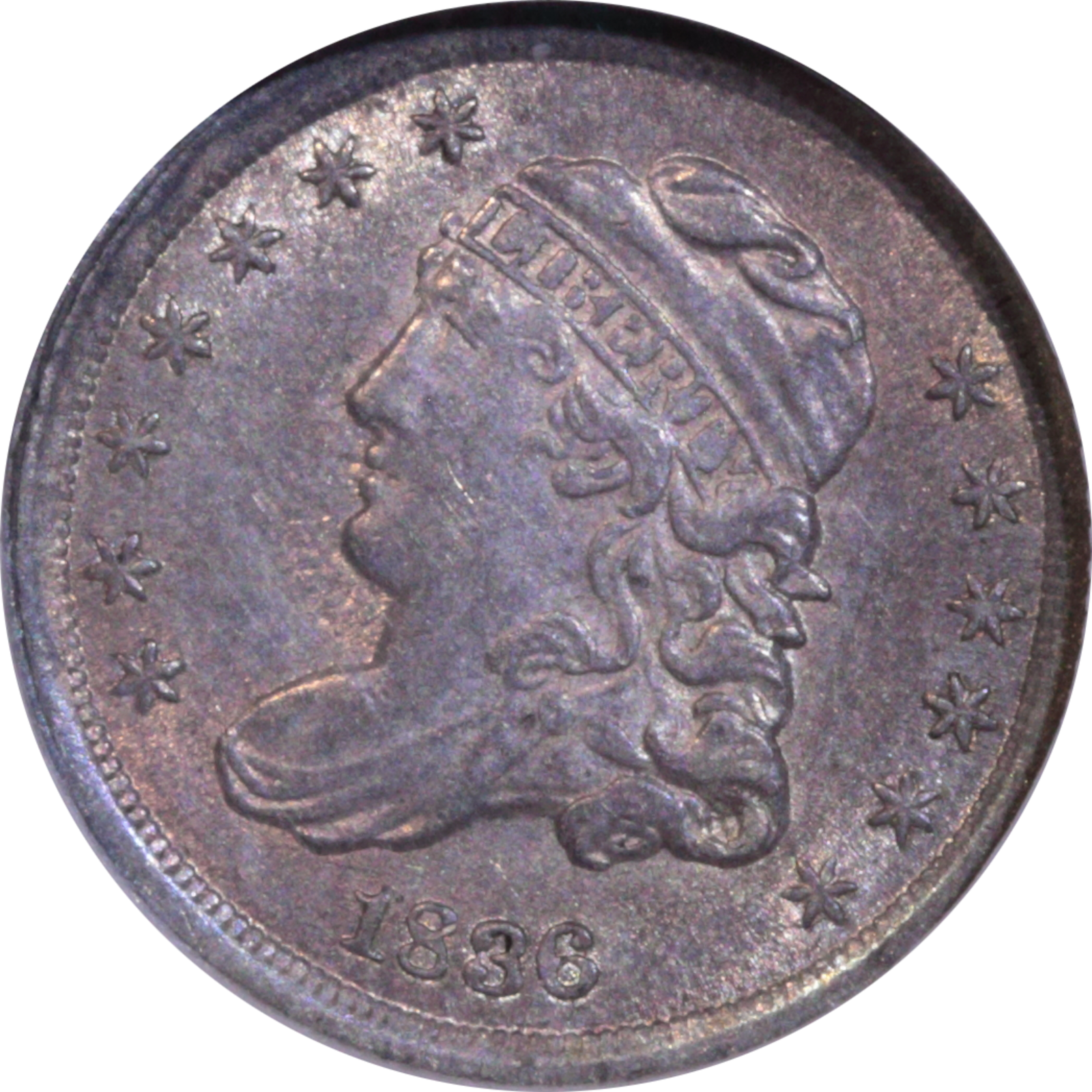 1836 LM-6 MS61 NGC Obverse