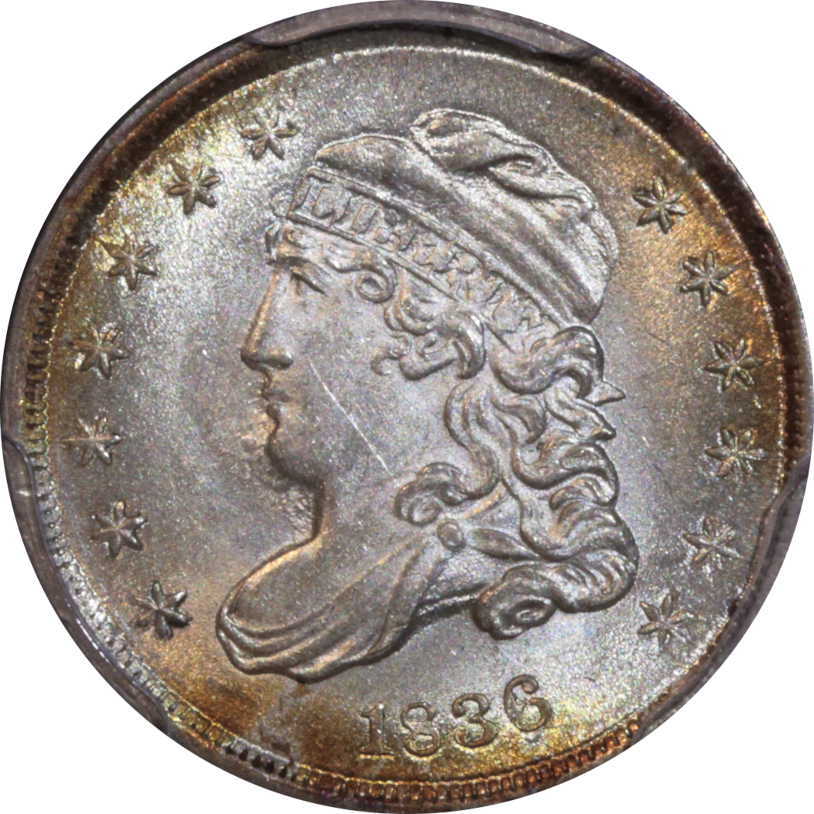 1836 LM-7 MS64 PCGS Obverse