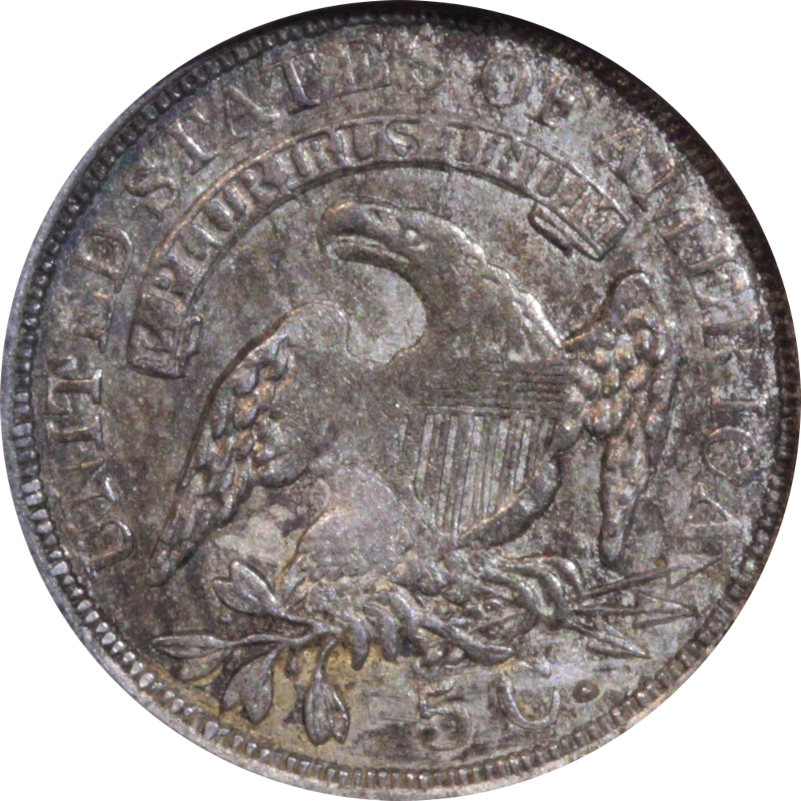 1837 LM-3 AU58 NGC Reverse