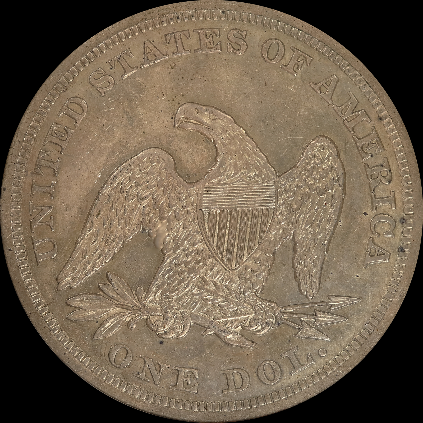1848 AU58 Reverse