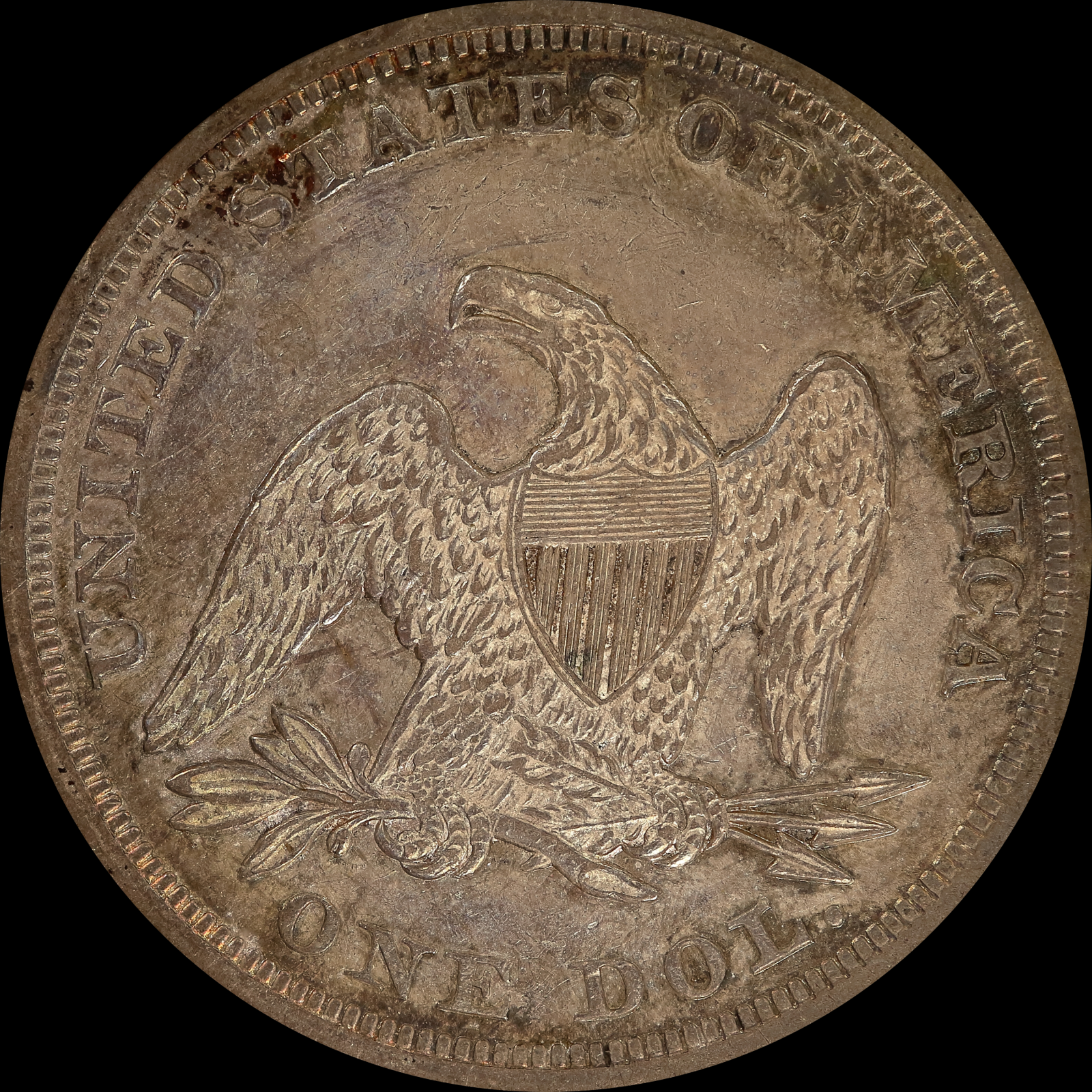 1849 AU58 Reverse