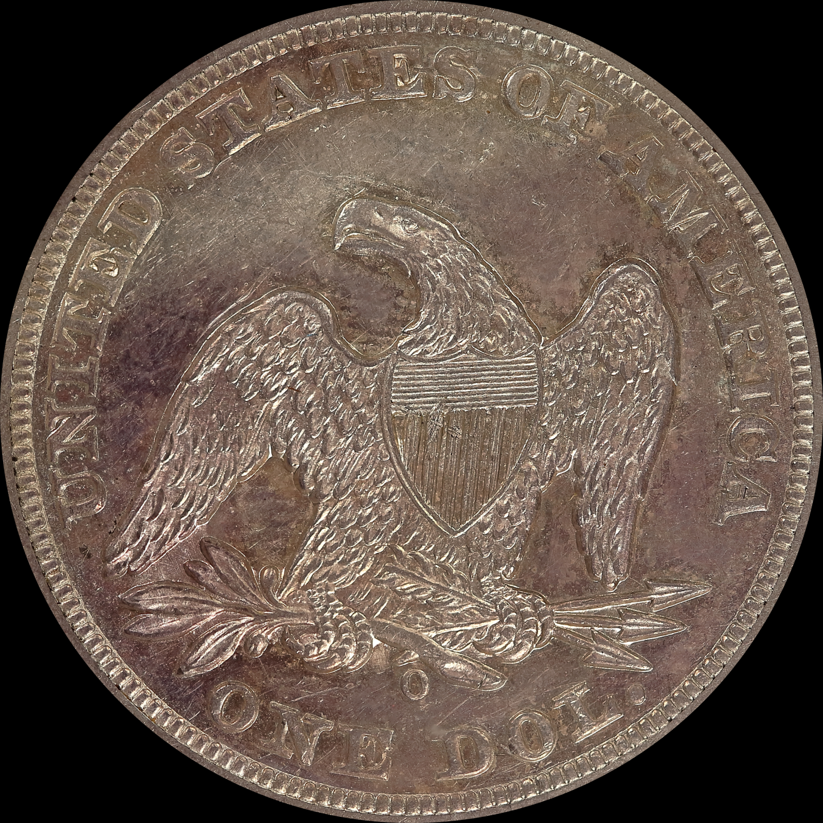 1850-O AU58 Reverse