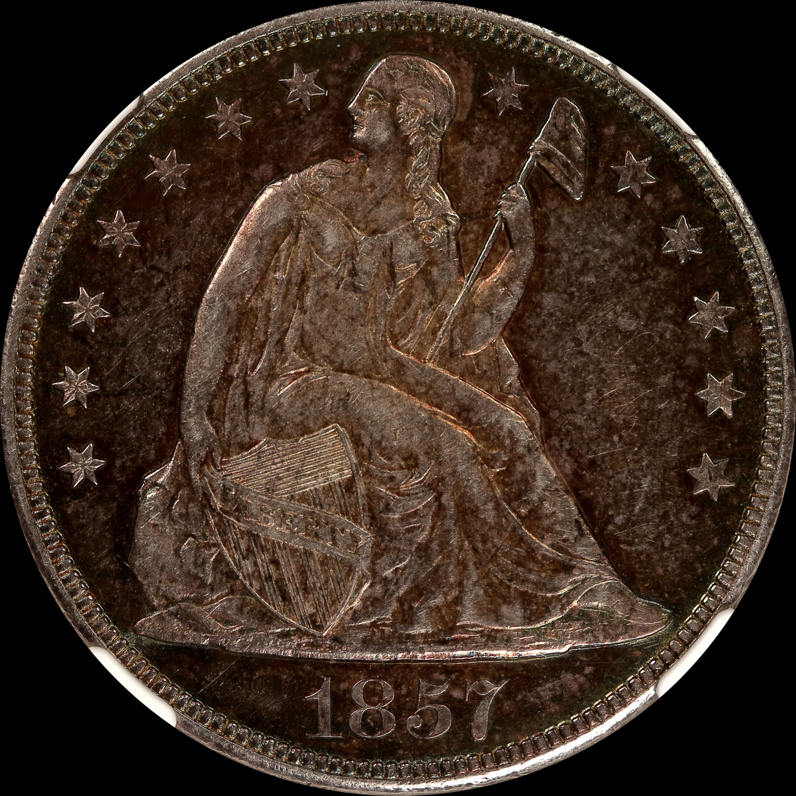 1857 MS62 Obverse