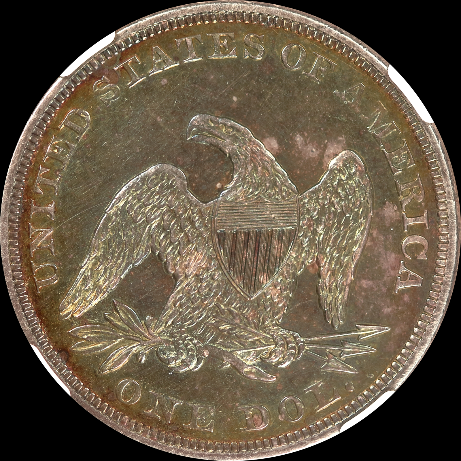 1857 MS62 Reverse